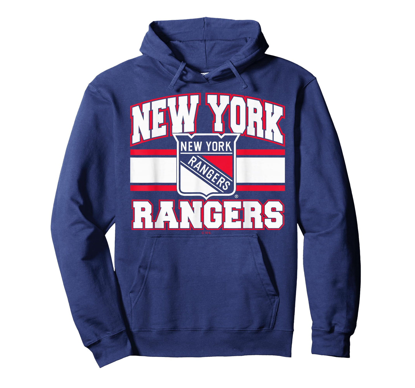 New York Rangers Stripe Royal Blue Officially Licensed T-Shirt