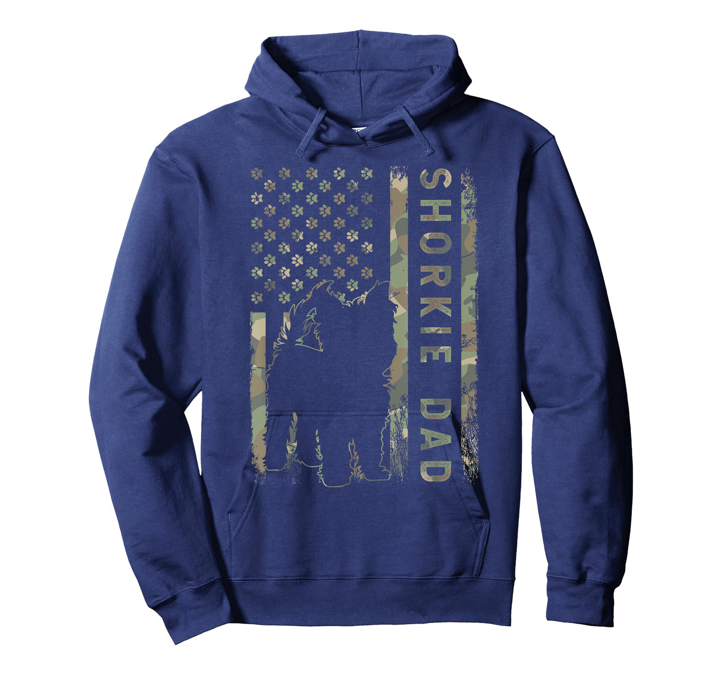 Shorkie Dad USA Flag Dog Owner Women Kids Men T-Shirt