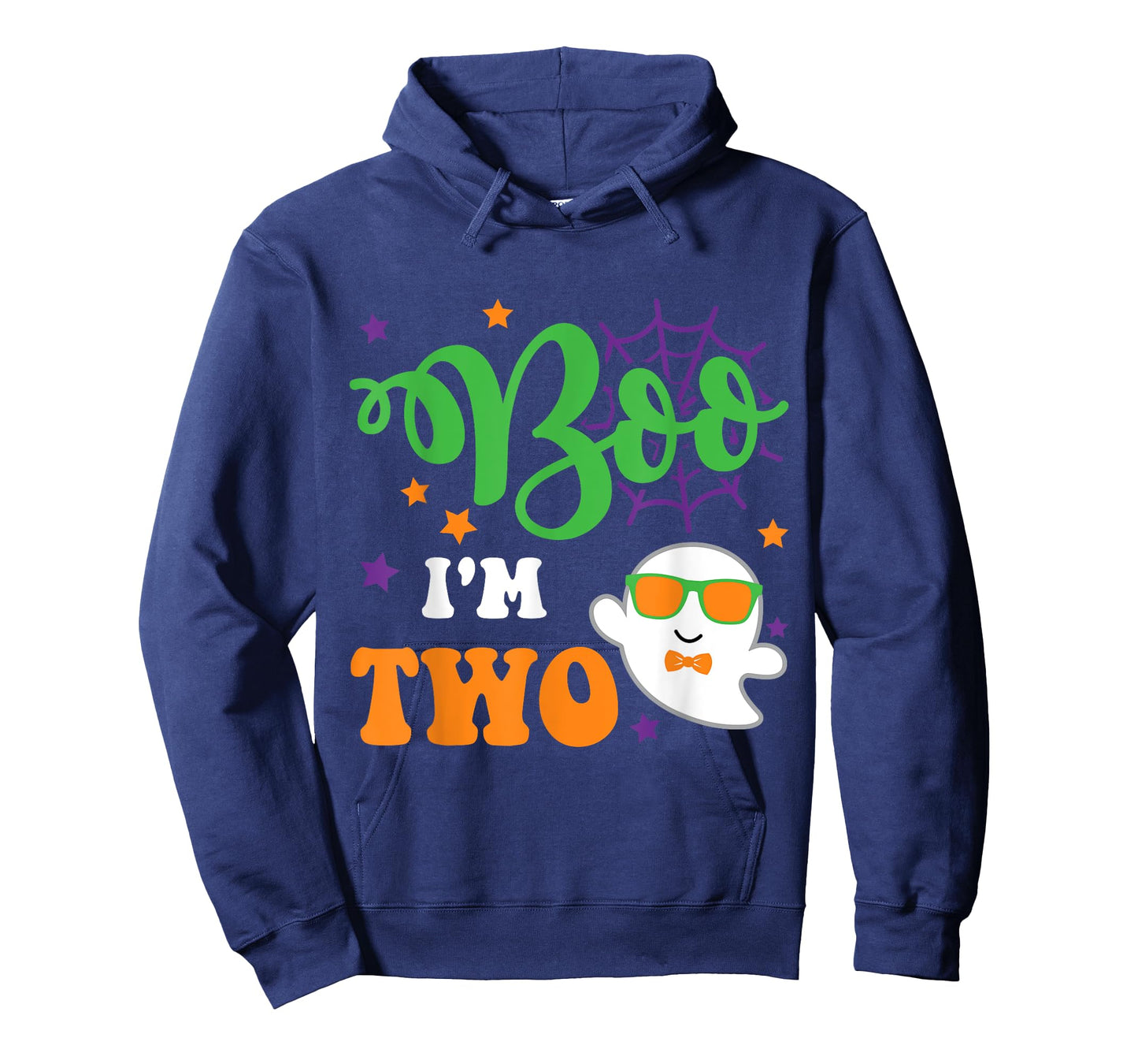 Boo I'm 2 Two Yr 2nd Birthday ghost halloween costume kids T-Shirt
