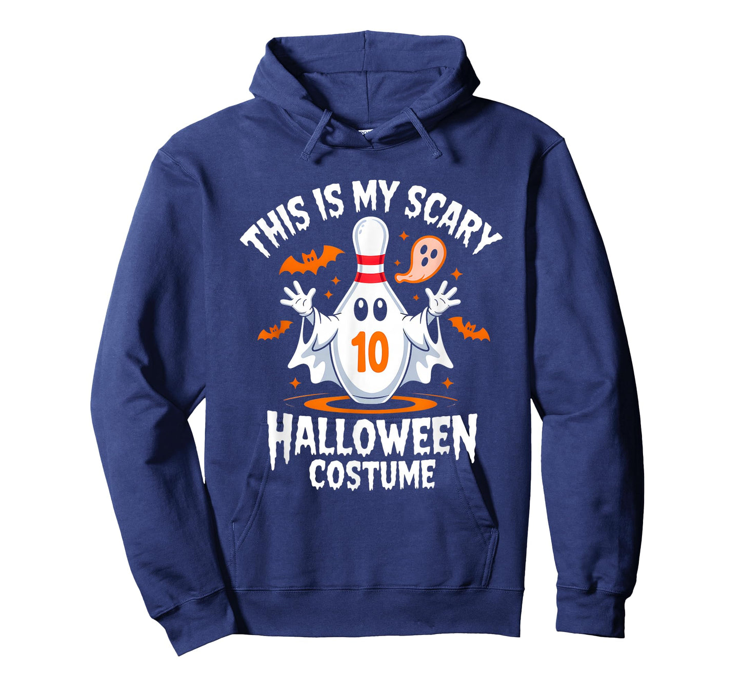 Funny Ghost Scary Bowling League Team Halloween Humor tee T-Shirt
