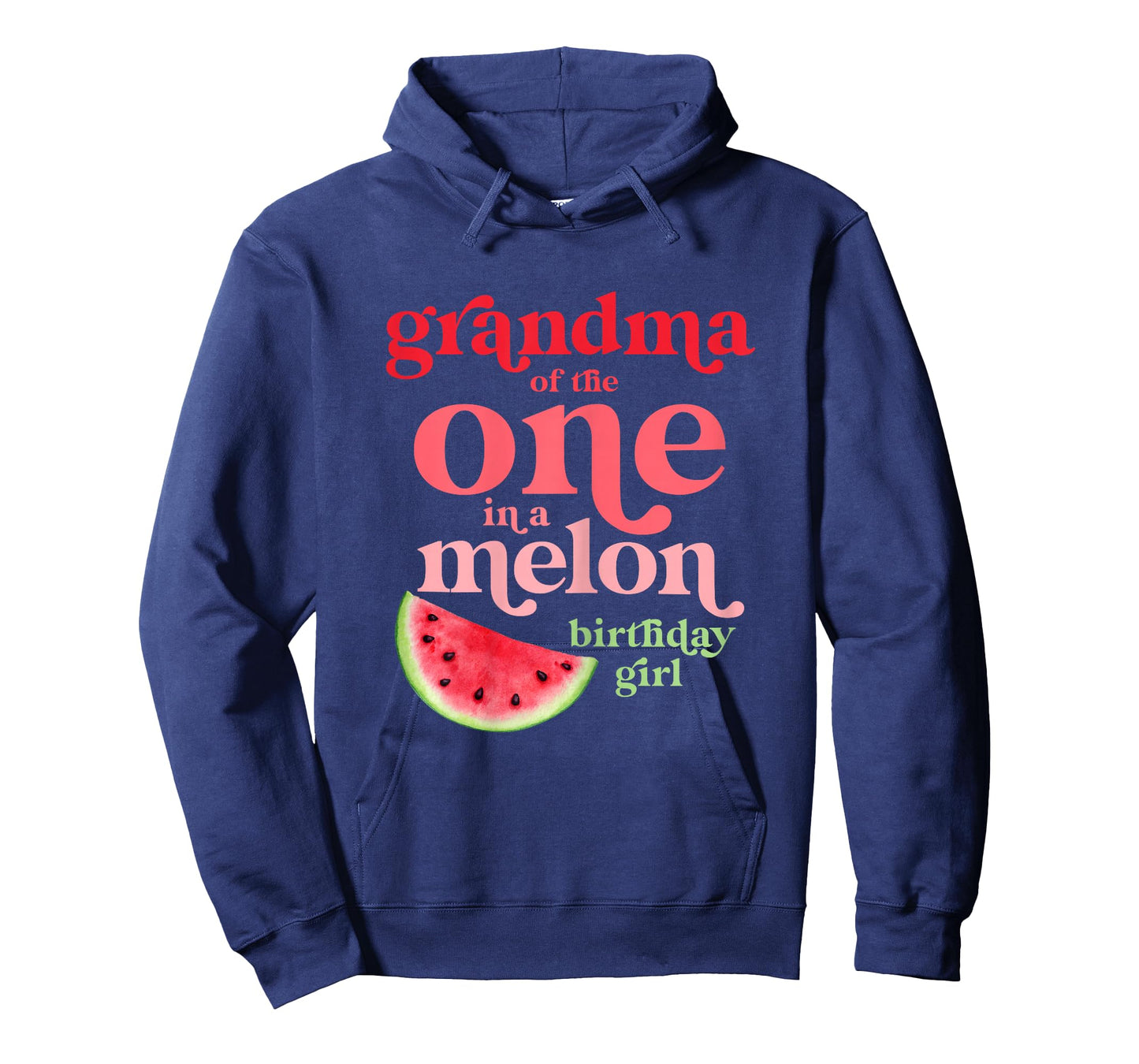 Grandma of The One in A Melon Birthday Girl Watermelon First T-Shirt