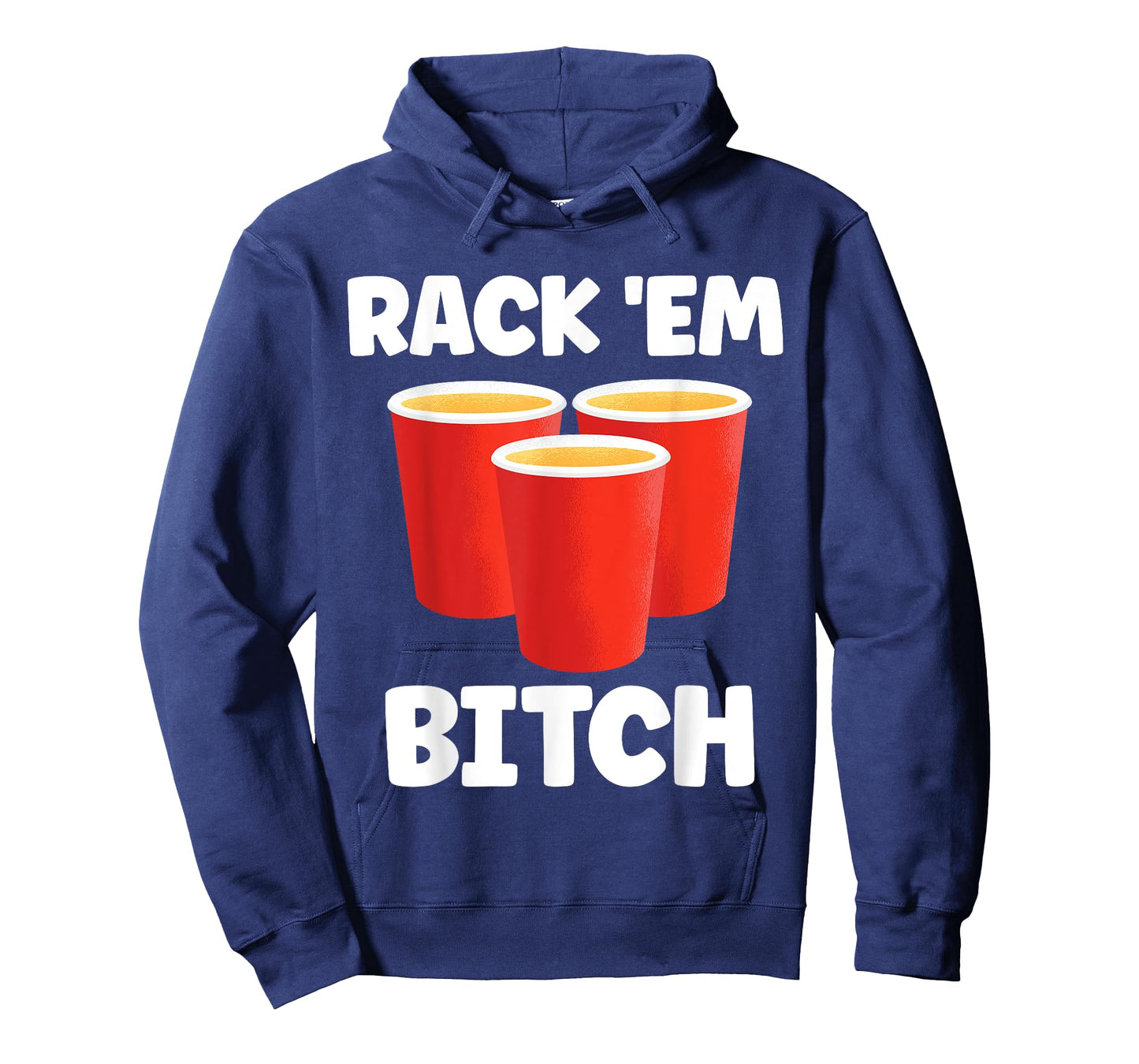 Funny Rack 'Em Bitch Beer Pong Party Beer Drinking T-Shirt