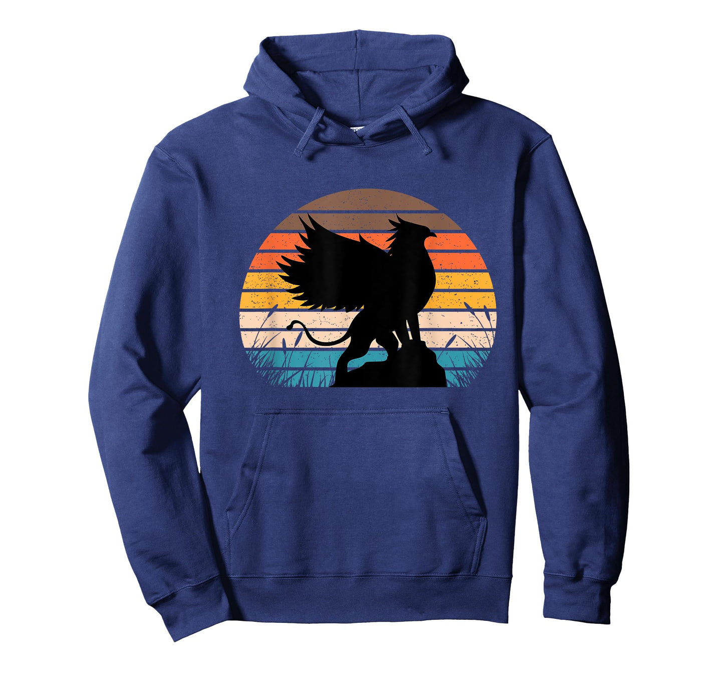Griffin Retro Vintage Sunset Lion Eagle Mythical Creature T-Shirt
