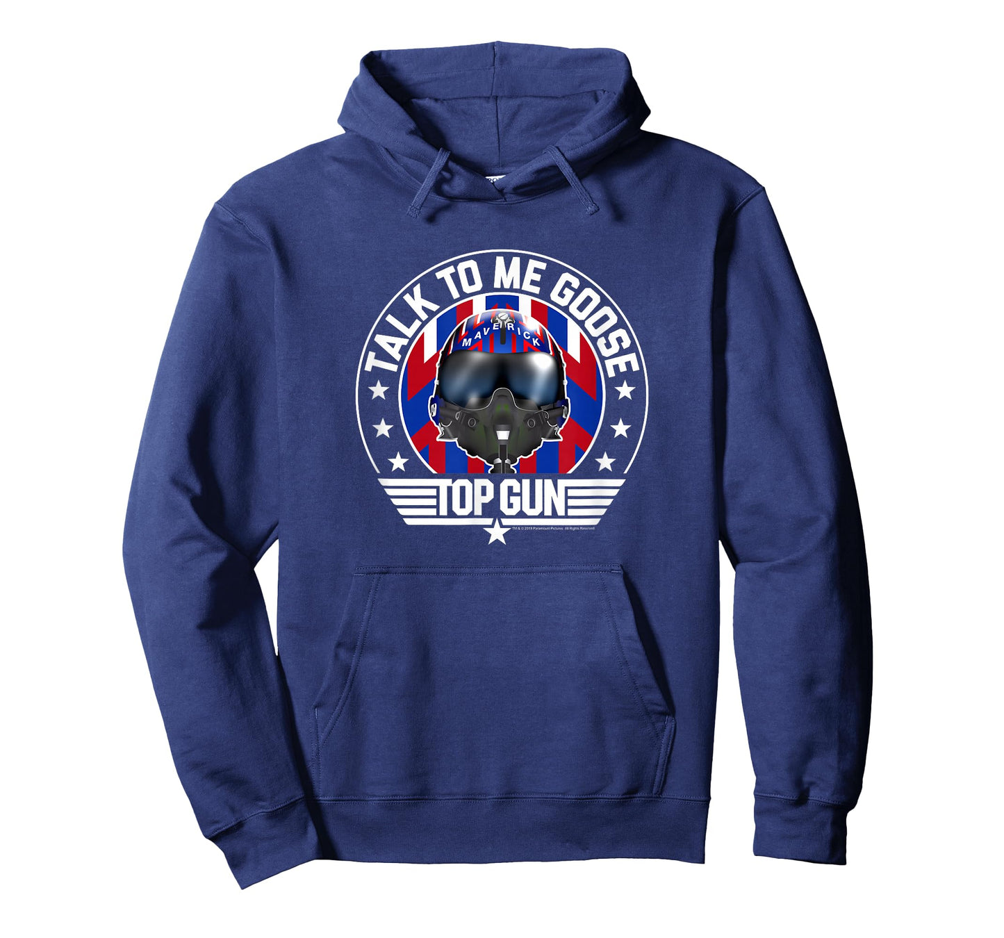 Top Gun Talk to Me Goose Maverick Helmet T-Shirt Small