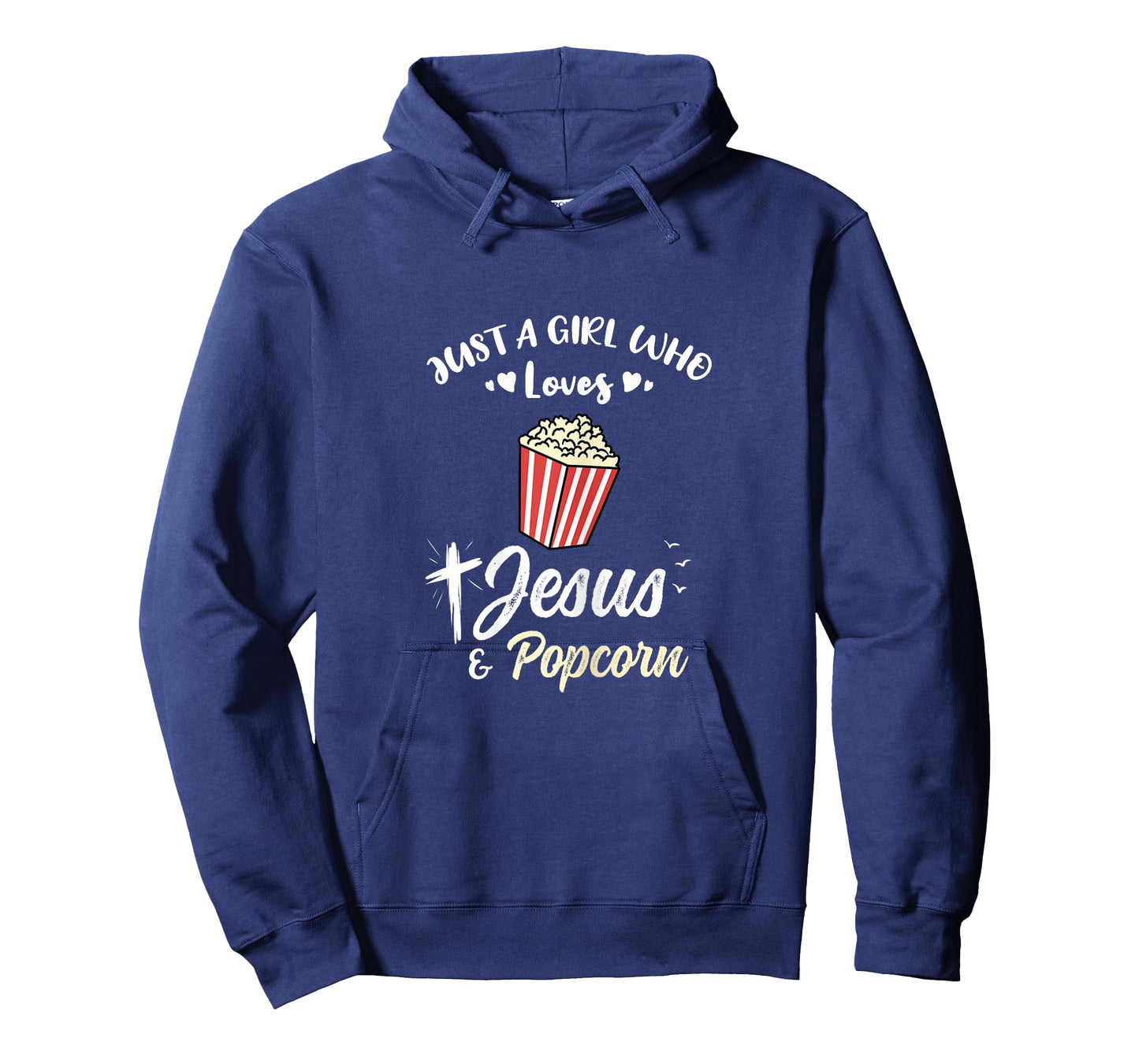 Just A Girl Who Loves Jesus And Popcorn T-Shirt