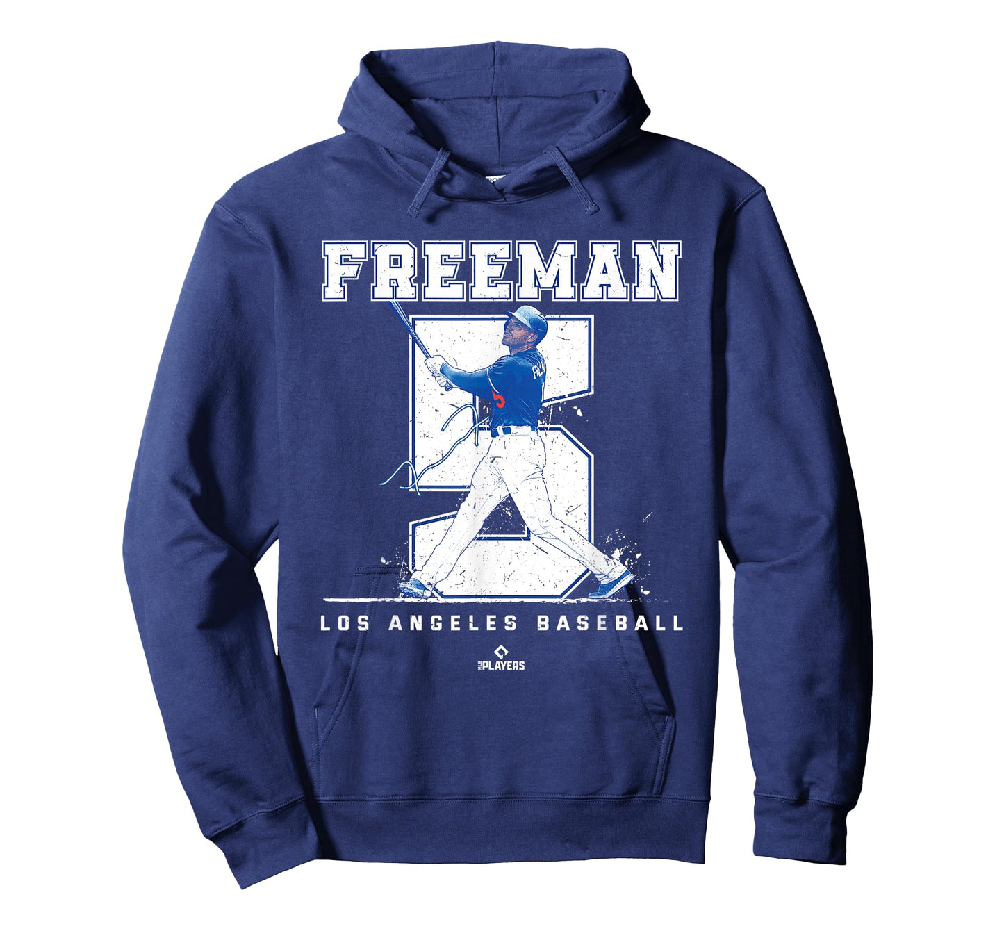 Number and Portrait Freddie Freeman Los Angeles MLBPA T-Shirt
