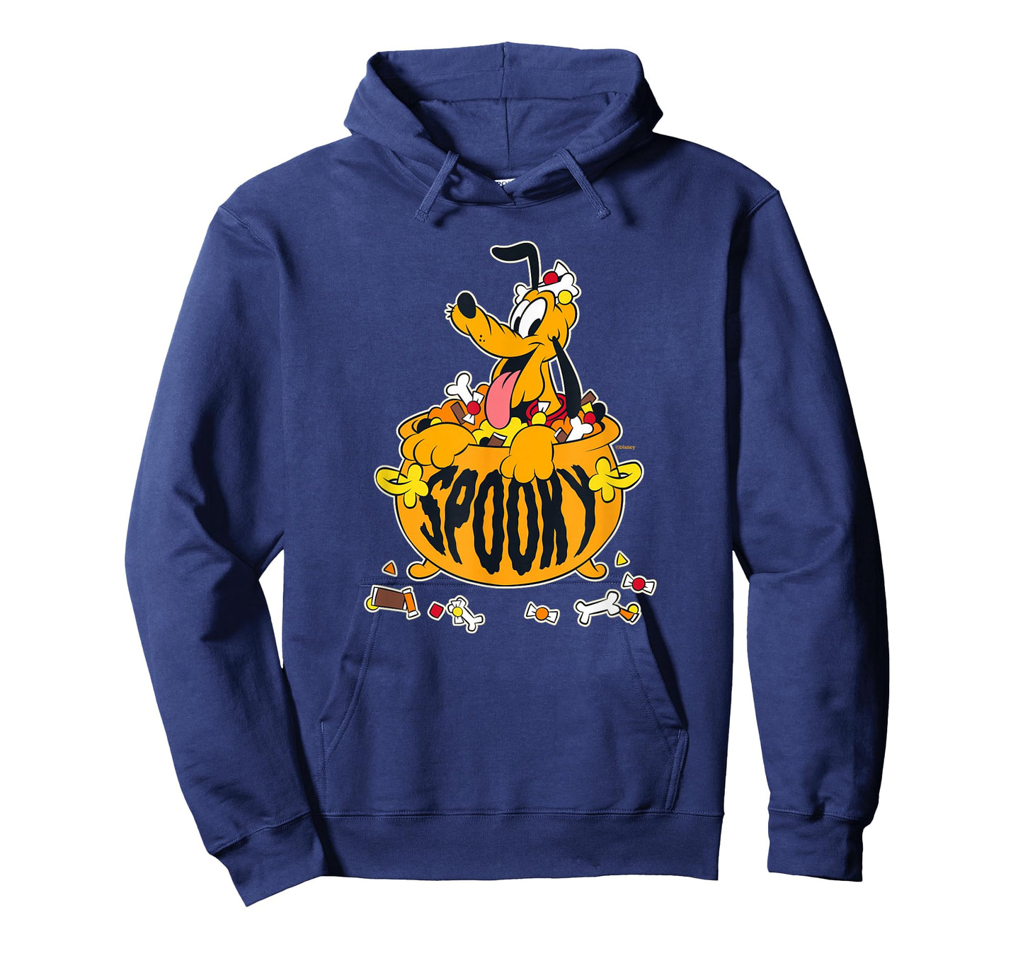Disney Pluto Happy Halloween Spooky Cauldron with Candy T-Shirt