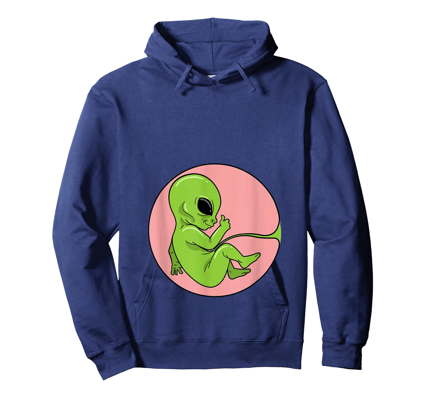 Expectant Mama Fetus Embryo Baby Alien Pregnant T-Shirt