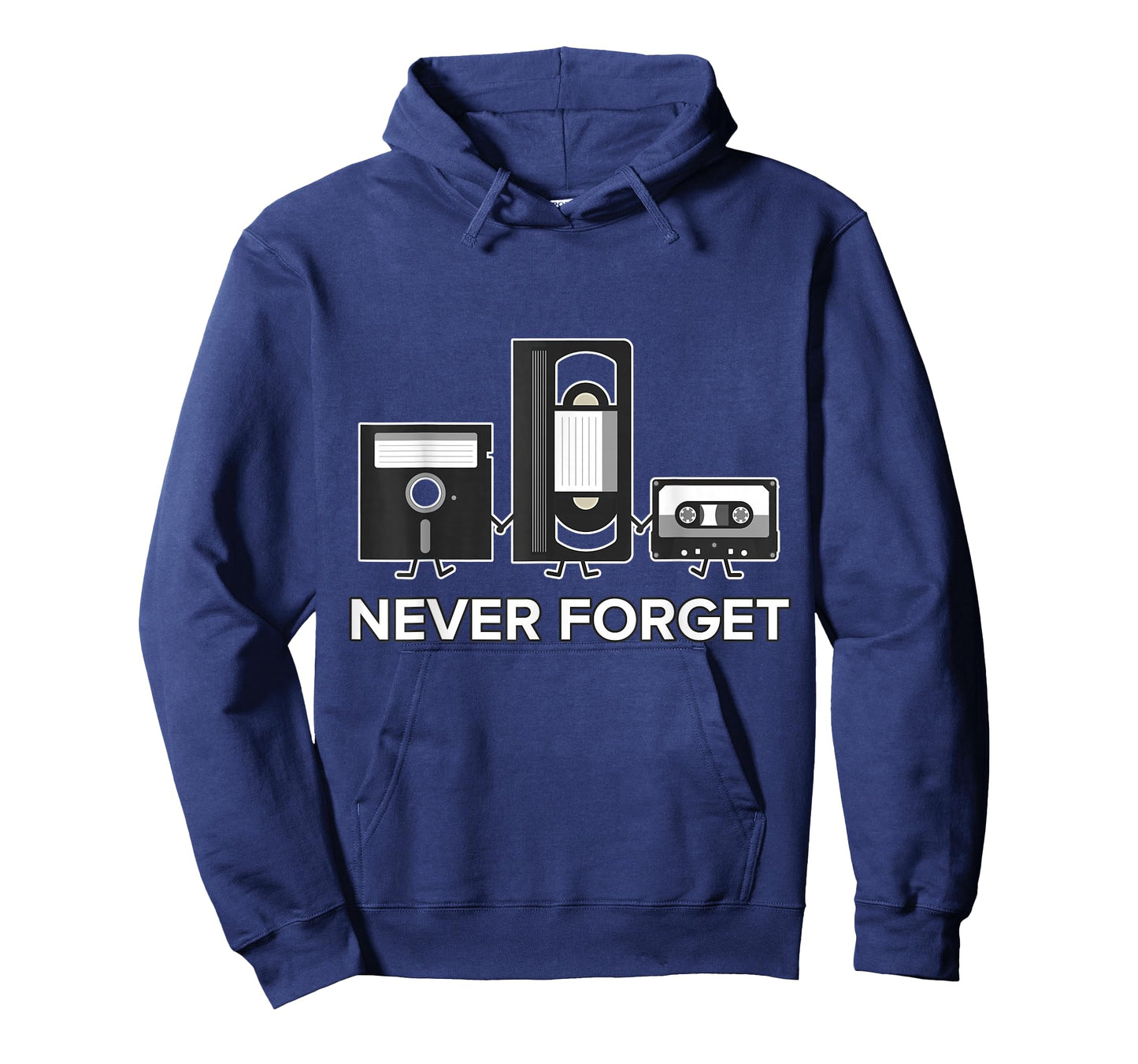 Never Forget T Shirt Funny Floppy Disk VHS Tape 90s 80s Tee T-Shirt