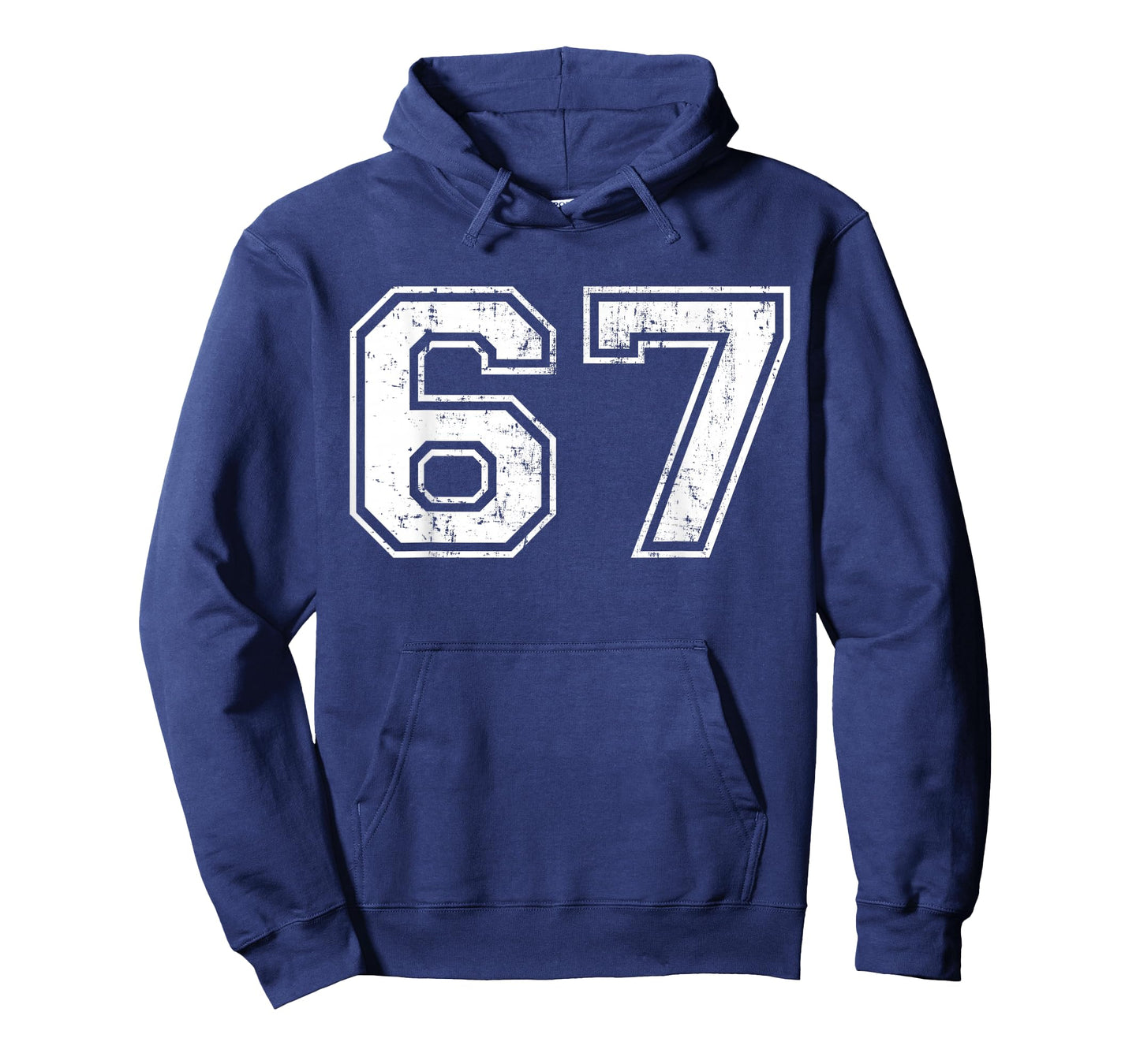Number 67 Distressed Vintage Sixty Seven Sport Team Practice T-Shirt