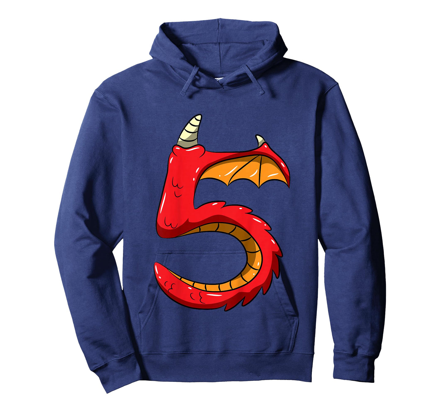 5 Years Old Birthday Tee 5th Birthday Little Monster Dragon T-Shirt