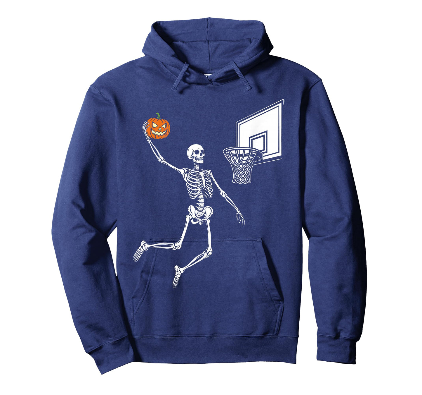 Skeleton Basketball Player - Spooky Halloween Pumpkin T-Shirt