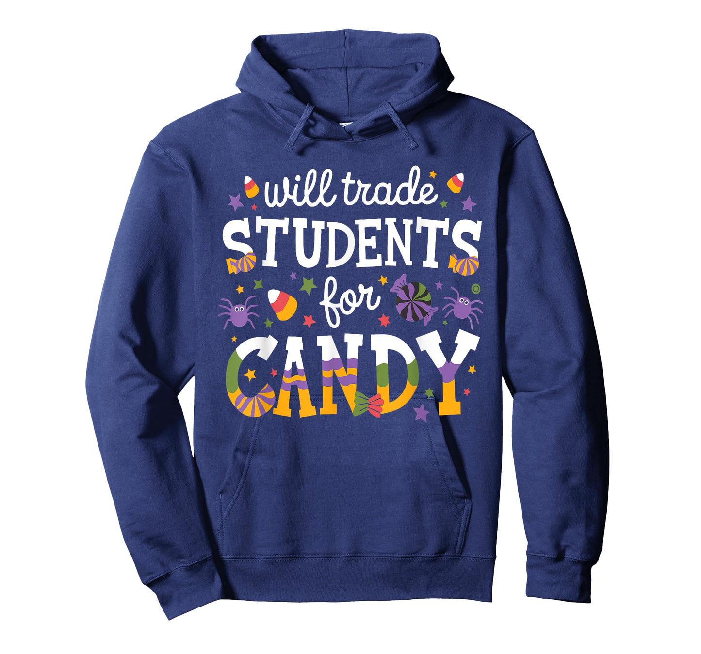 Will Trade Students For Candy Teacher Halloween Costume Tee T-Shirt