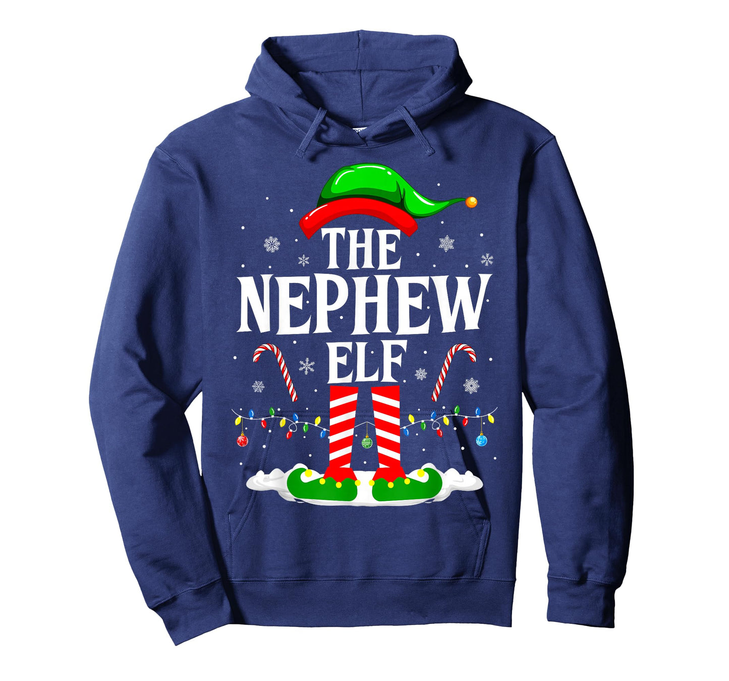 The Nephew Elf Funny Xmas Elf Matching Family Christmas T-Shirt
