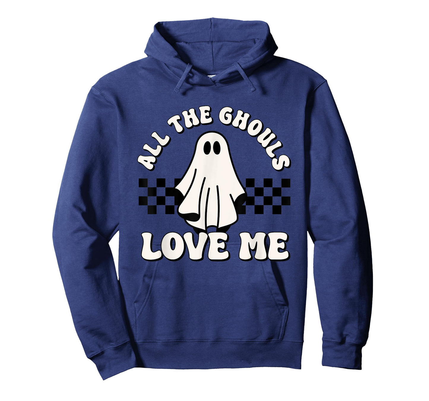 Boys Halloween Ghost Retro Groovy All The Ghouls Love Me T-Shirt