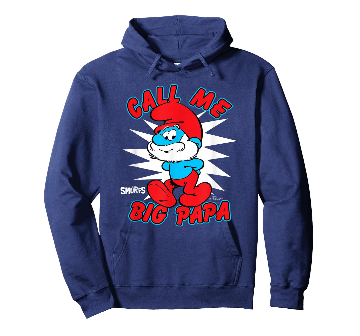 The Smurfs Call Me Big Papa Smurf Retro Cartoon T-Shirt