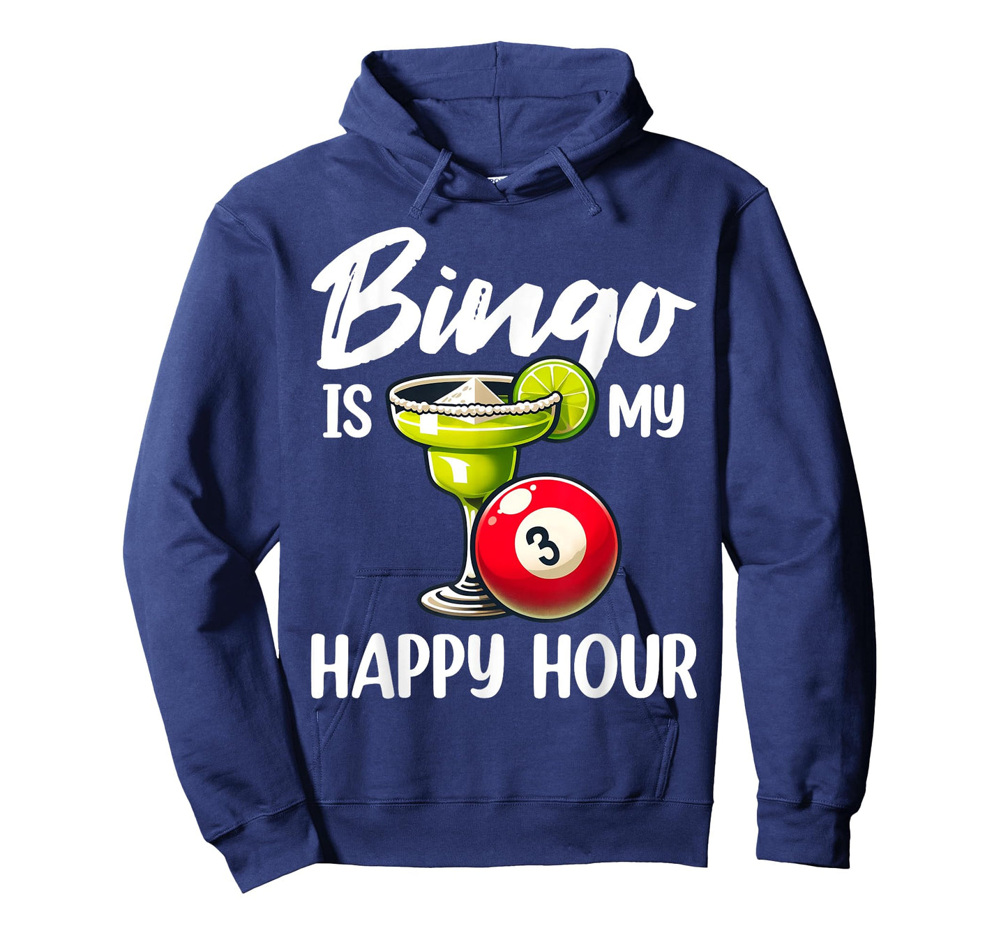 Funny Bingo Game Bingo Is My Happy Hour Design T-Shirt