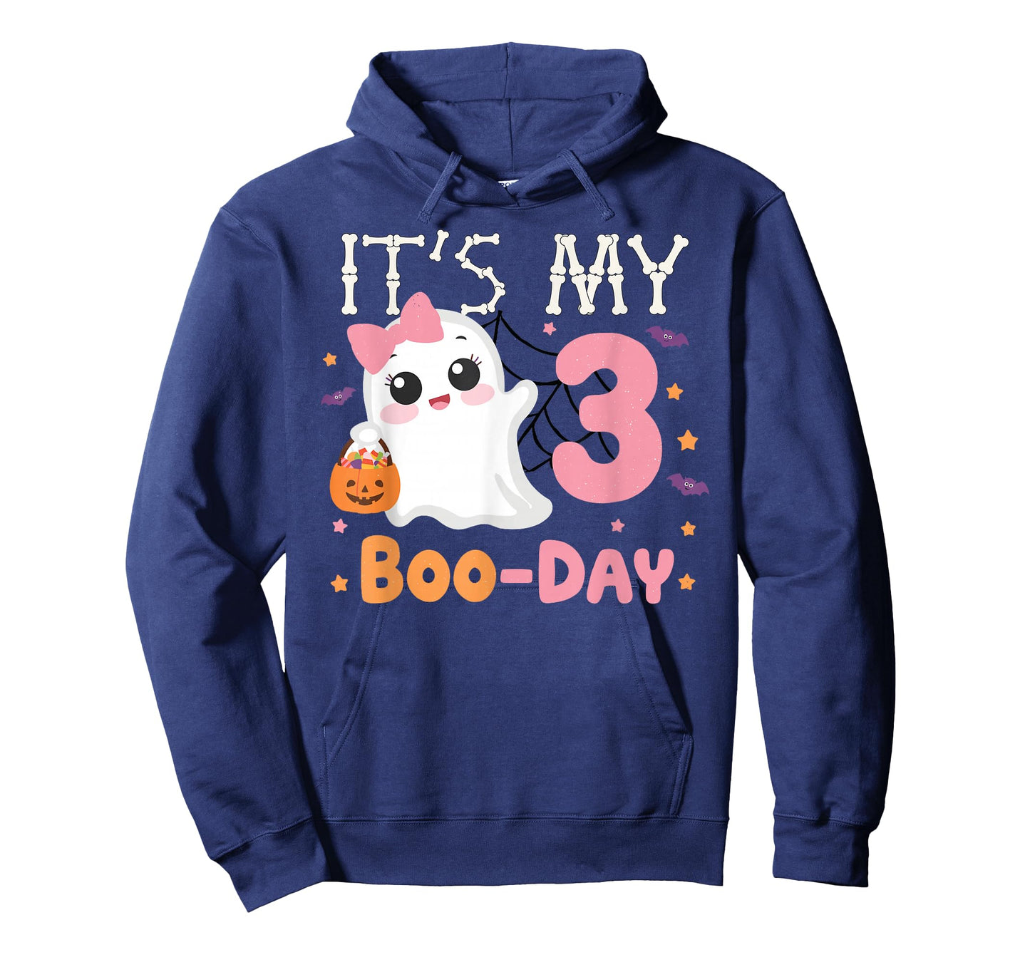 It's My 3rd Boo-Day Halloween 3 Year Old Ghost Birthday Girl T-Shirt