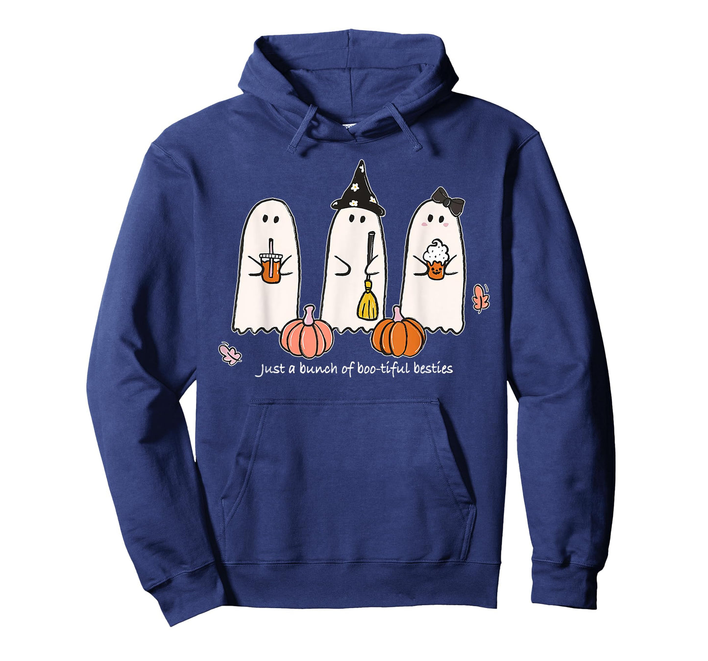 Just A Bunch of Boo-Tiful Besties Ghost Friends Halloween T-Shirt