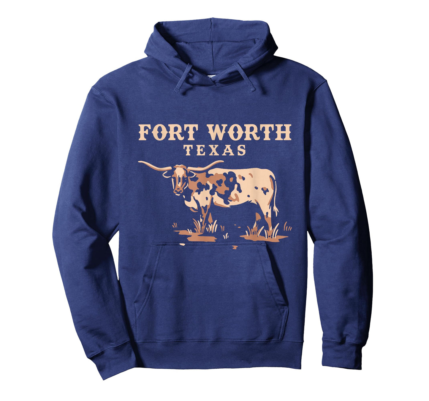 Vintage Bull Graphic Fort Worth Texas Souvenir T-Shirt
