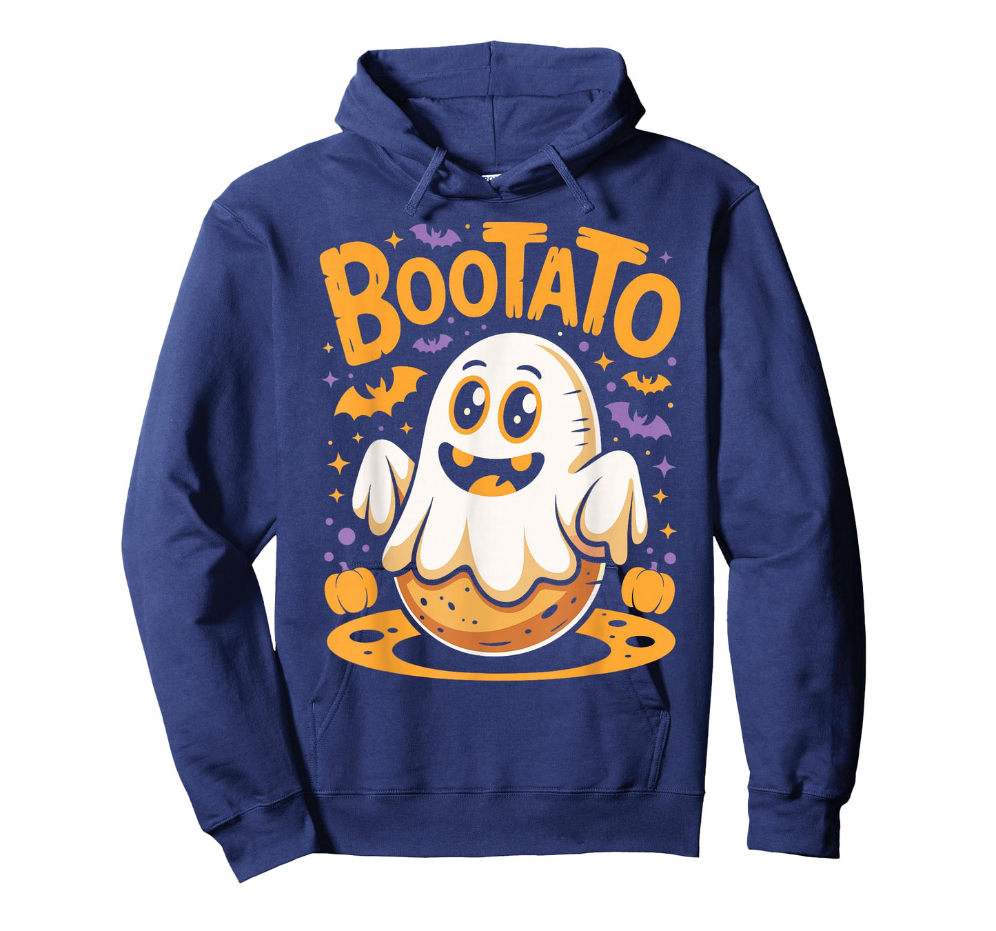 Bootato Funny Ghost Spooky Boo French Fries Potato Halloween T-Shirt
