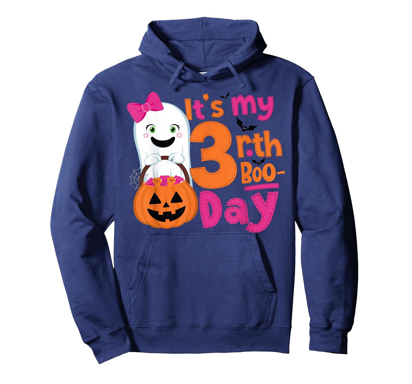 It's My 3rd Boo-Day Halloween 3 Year Old Ghost Birthday Girl T-Shirt