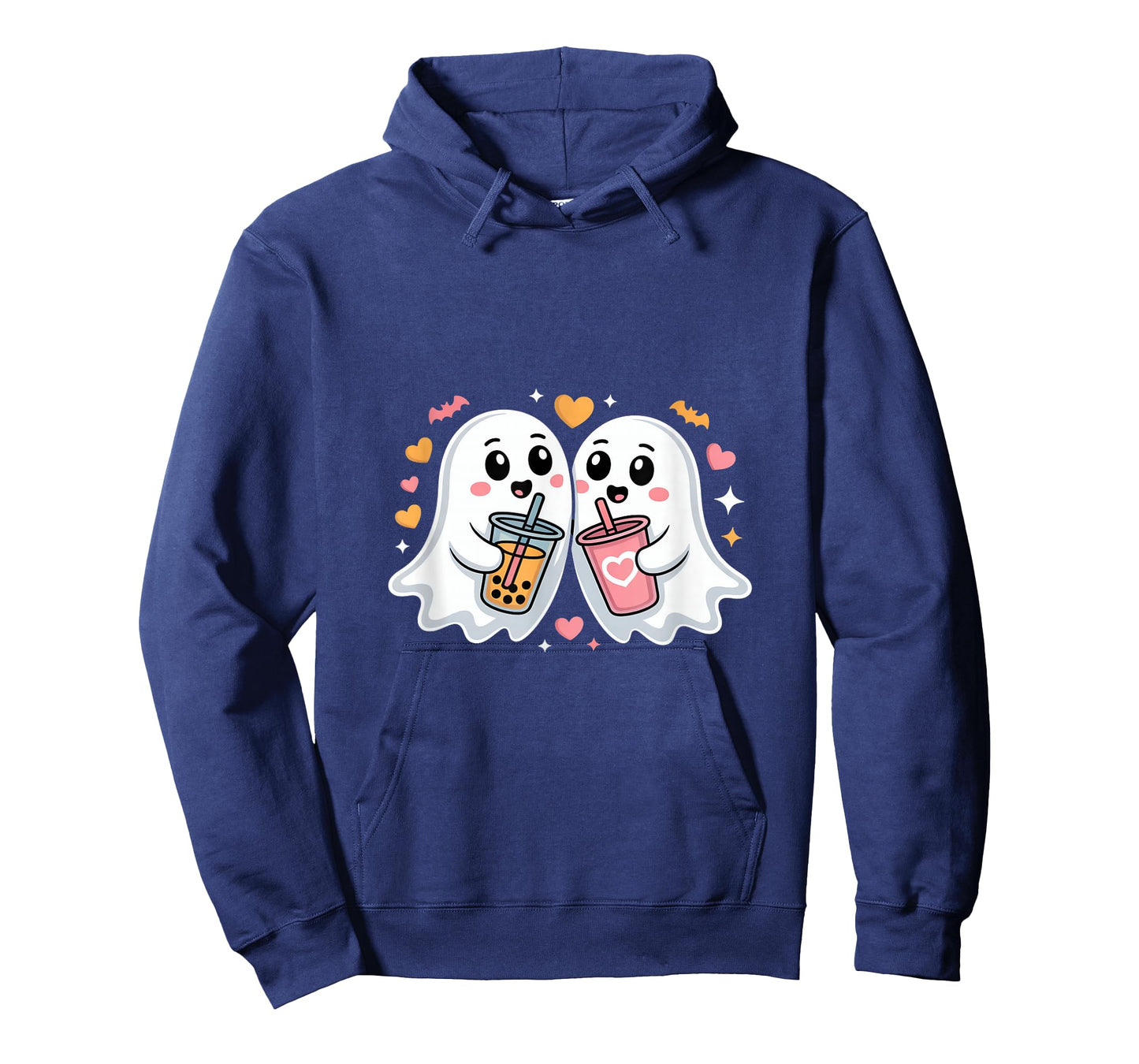 Cute Halloween Ghosts Bubble Tea Lovers T-Shirt