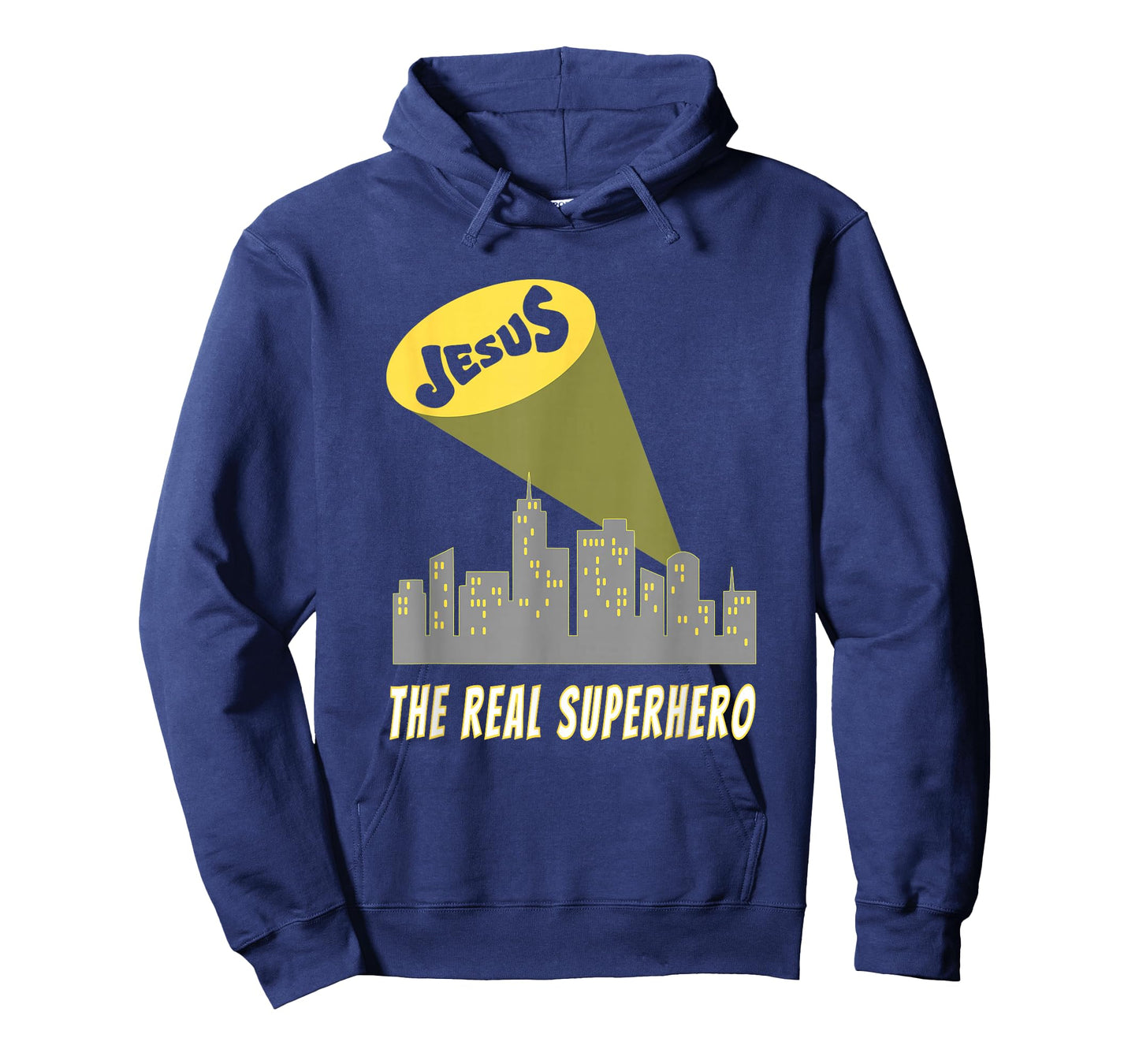 Jesus the Real Superhero Bat Signal T-Shirt T-Shirt