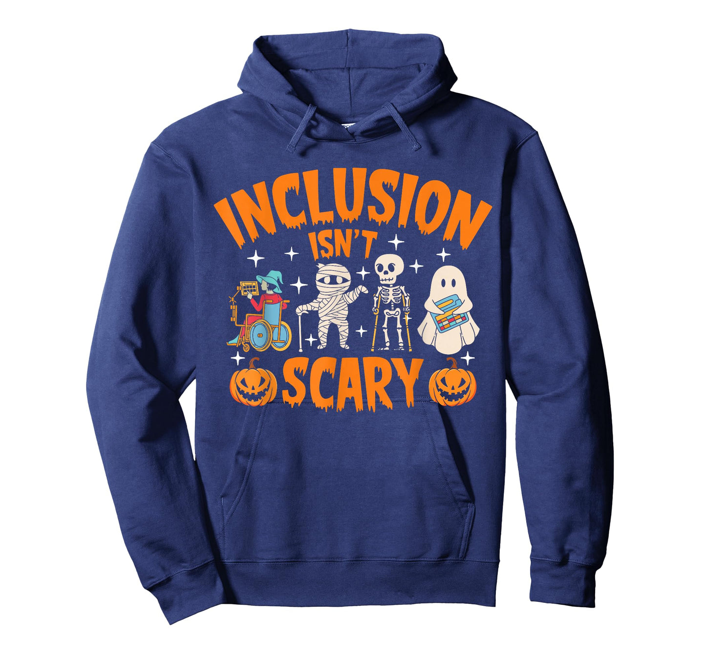 Inclusion Isn't Scary Halloween Awareness Tee T-Shirt