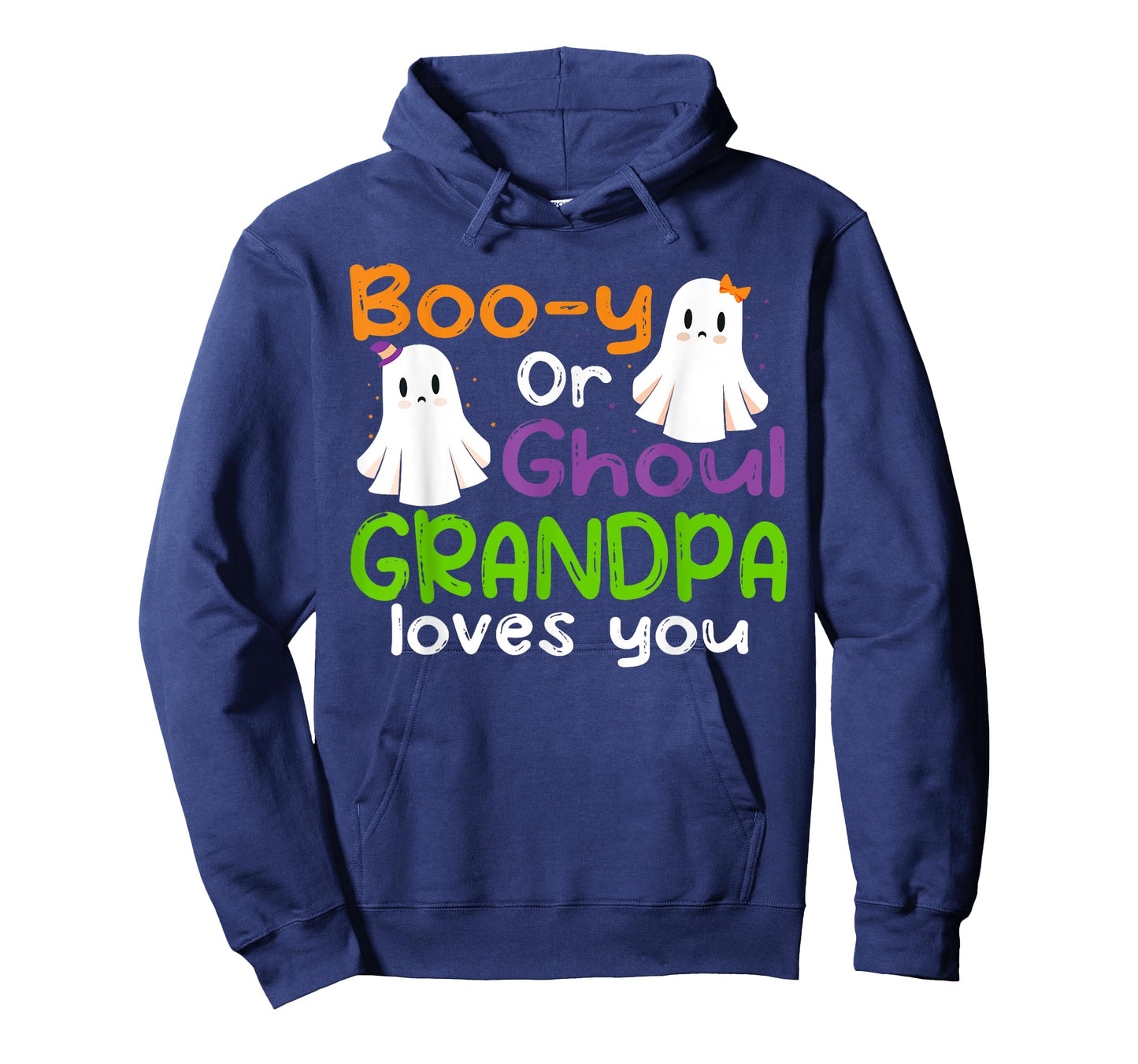 Halloween Booy Or Ghoul Grandpa Gender Reveal baby shower T-Shirt