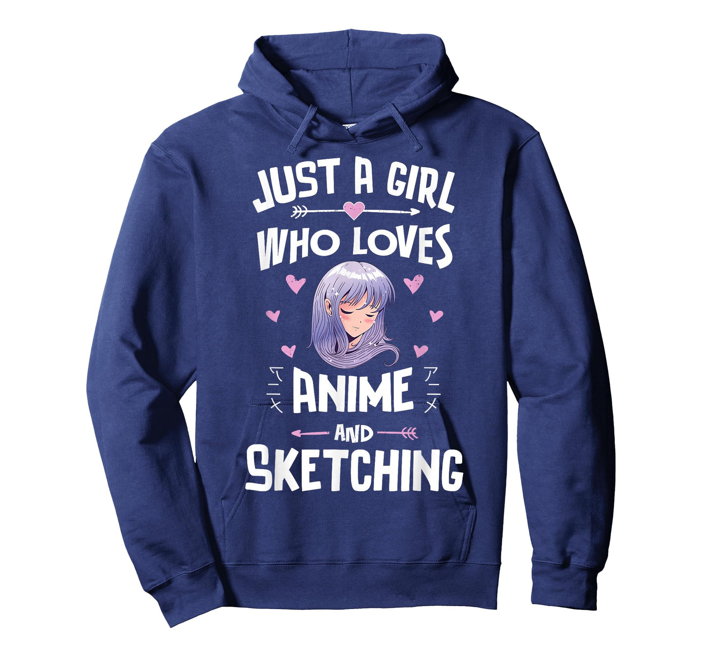 Just A Girl Who Loves Anime And Sketching Women Girls T-Shirt