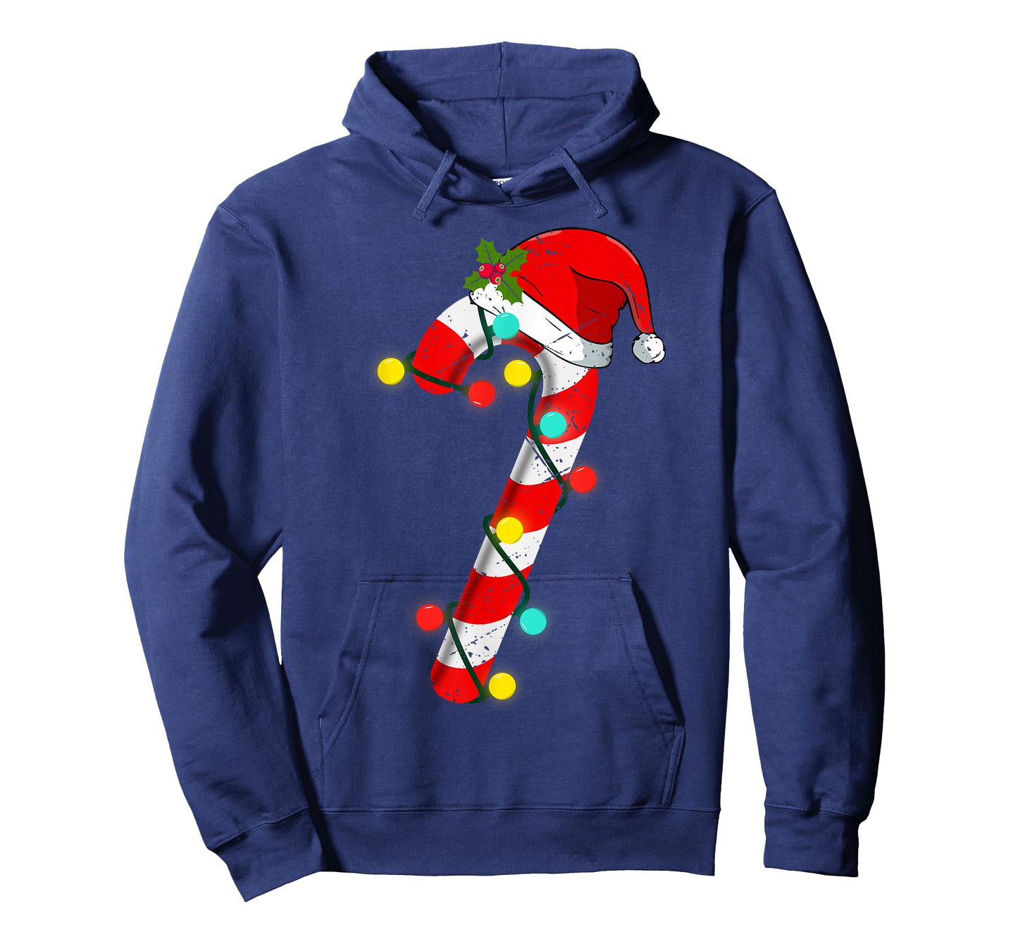 Christmas Candy Cane Santa Xmas Kids Toddler Youth Women Men T-Shirt