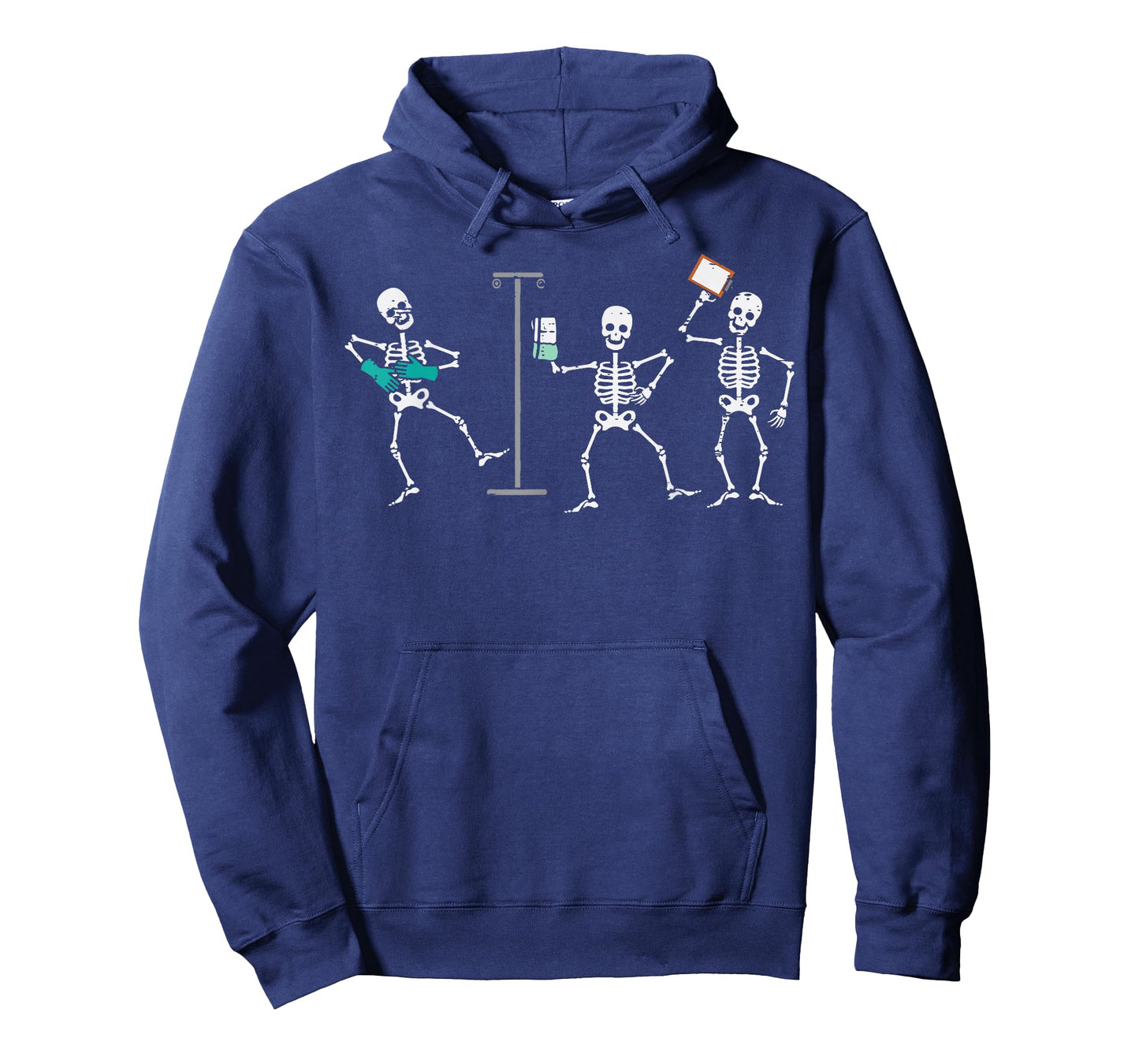 Halloween Ortho Nurse Skeletons Costume Scrub Top Men Women T-Shirt