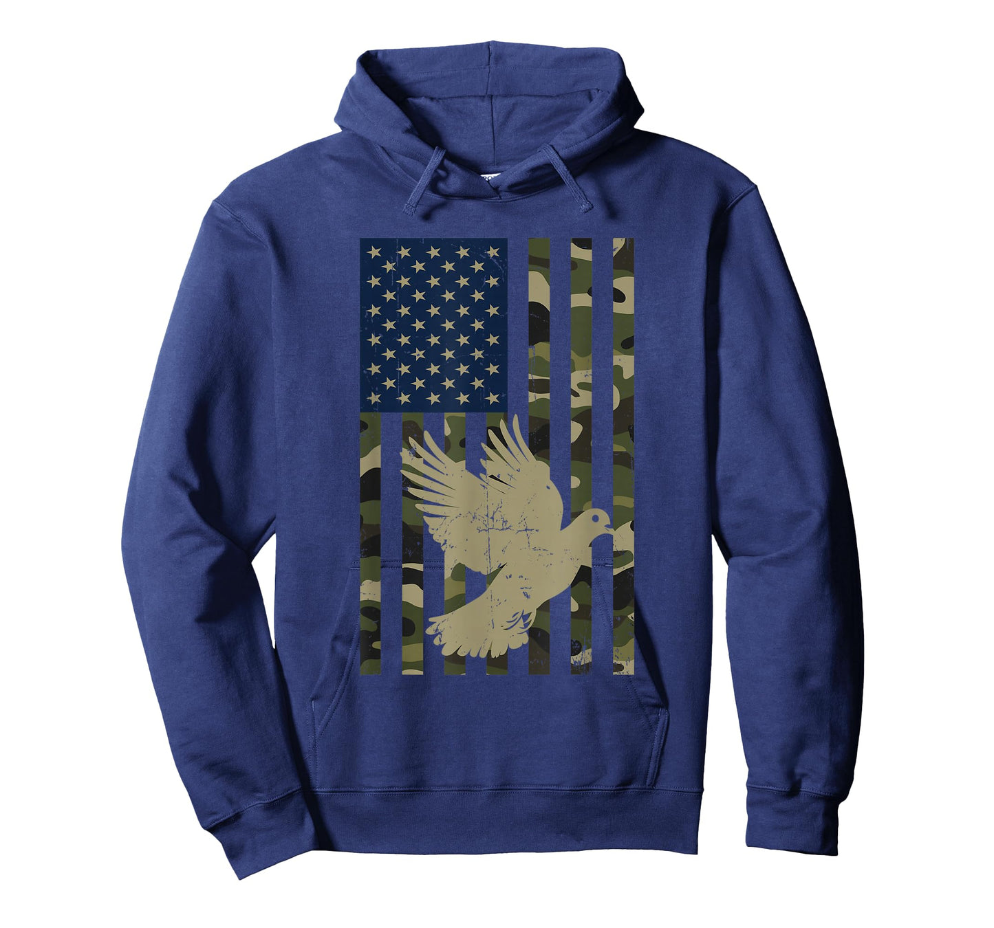 Camo American USA Flag Camouflage Dove Hunting Hunter T-Shirt