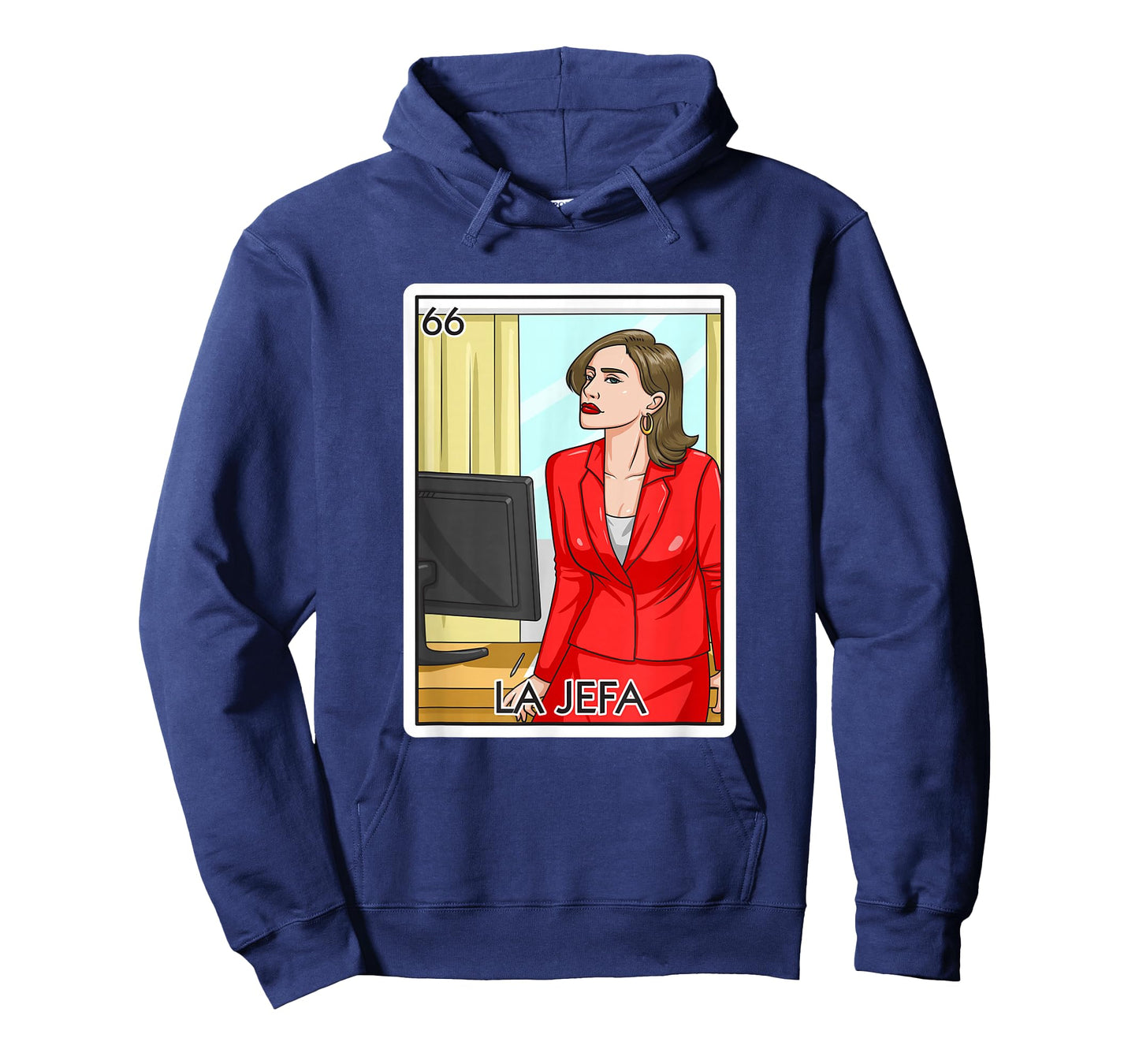Jefa Gift The Boss Lady Card Mexican Lottery Chief Card T-Shirt