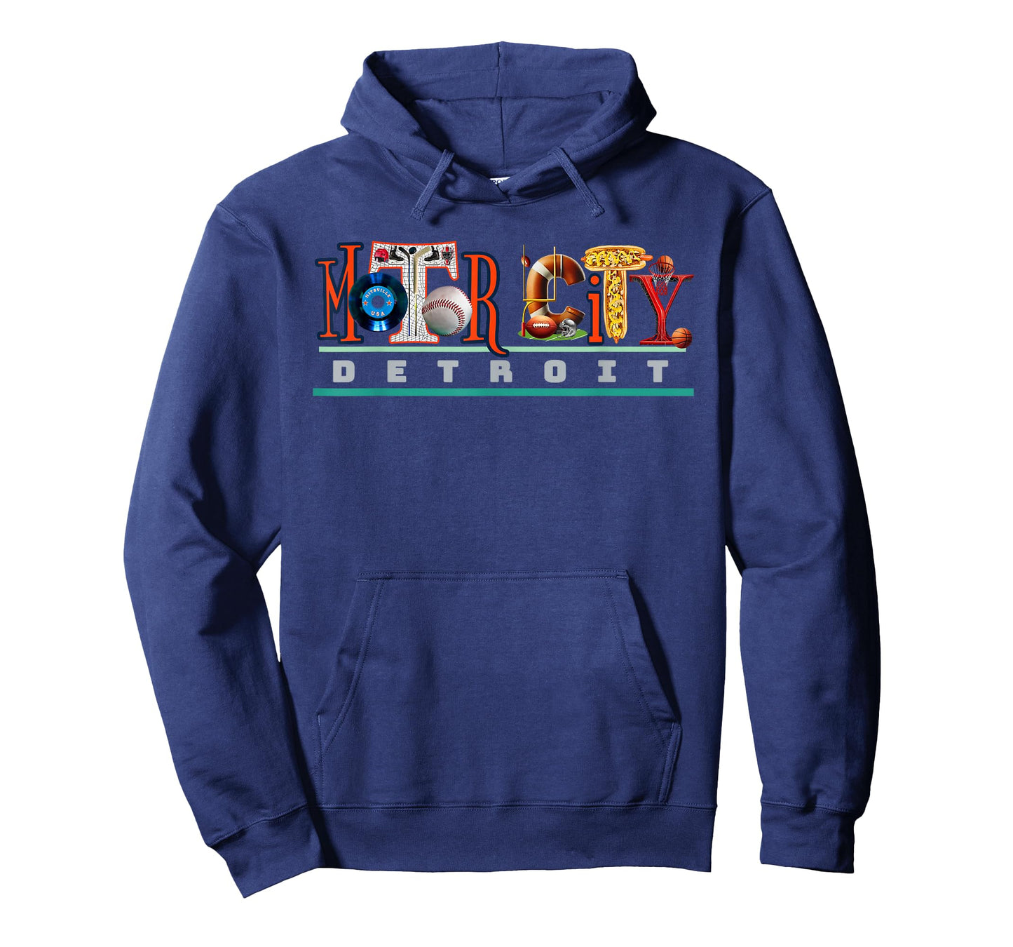 The Motor City Love A Detroit Team Fan T-Shirt