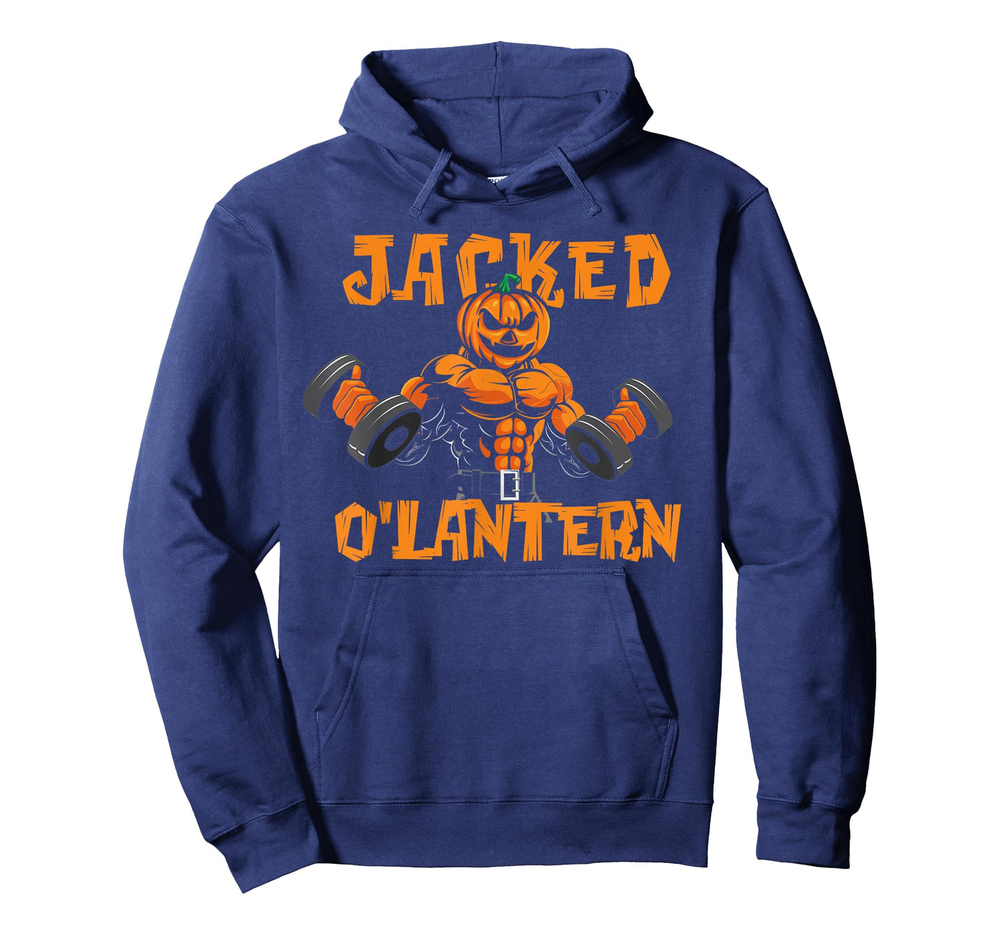 Jacked O'Lantern Halloween Gym Workout Lifting Pumpkin Funny T-Shirt