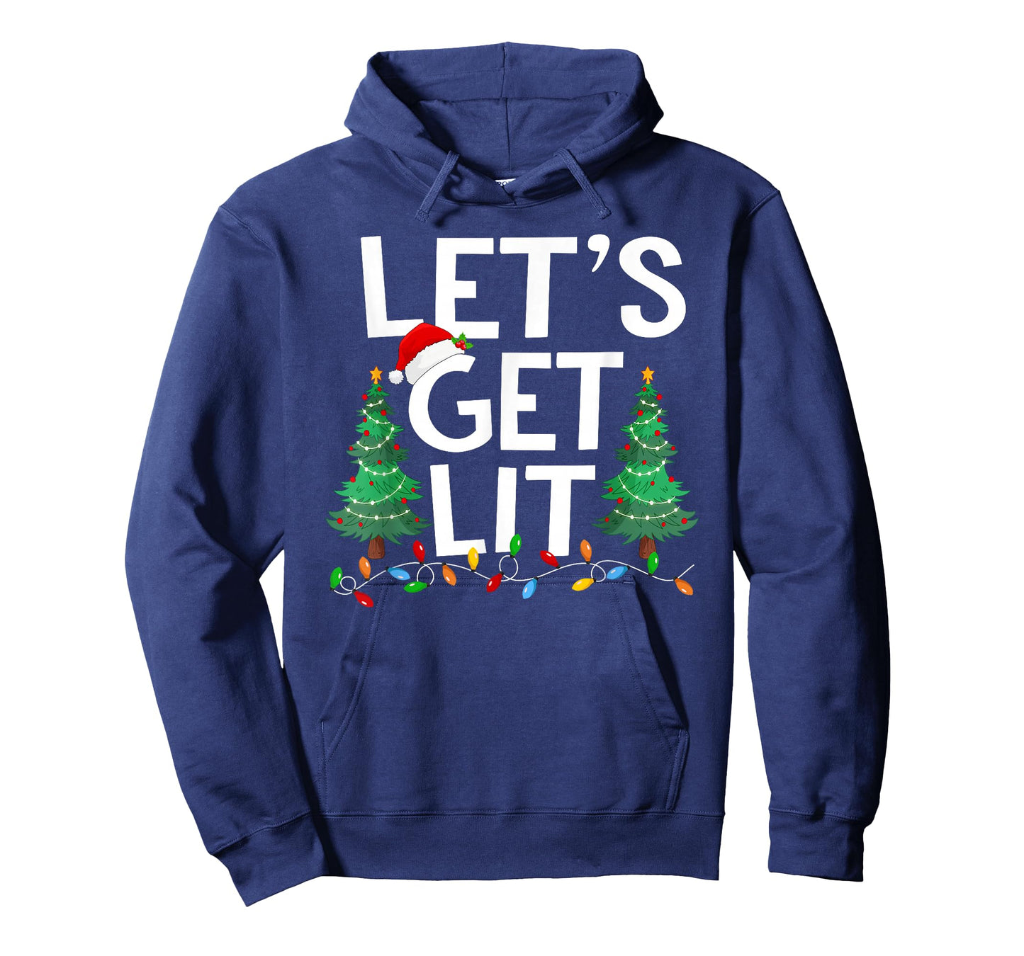 Let's Get Lit Xmas Tree Lighting Matching Family Christmas T-Shirt