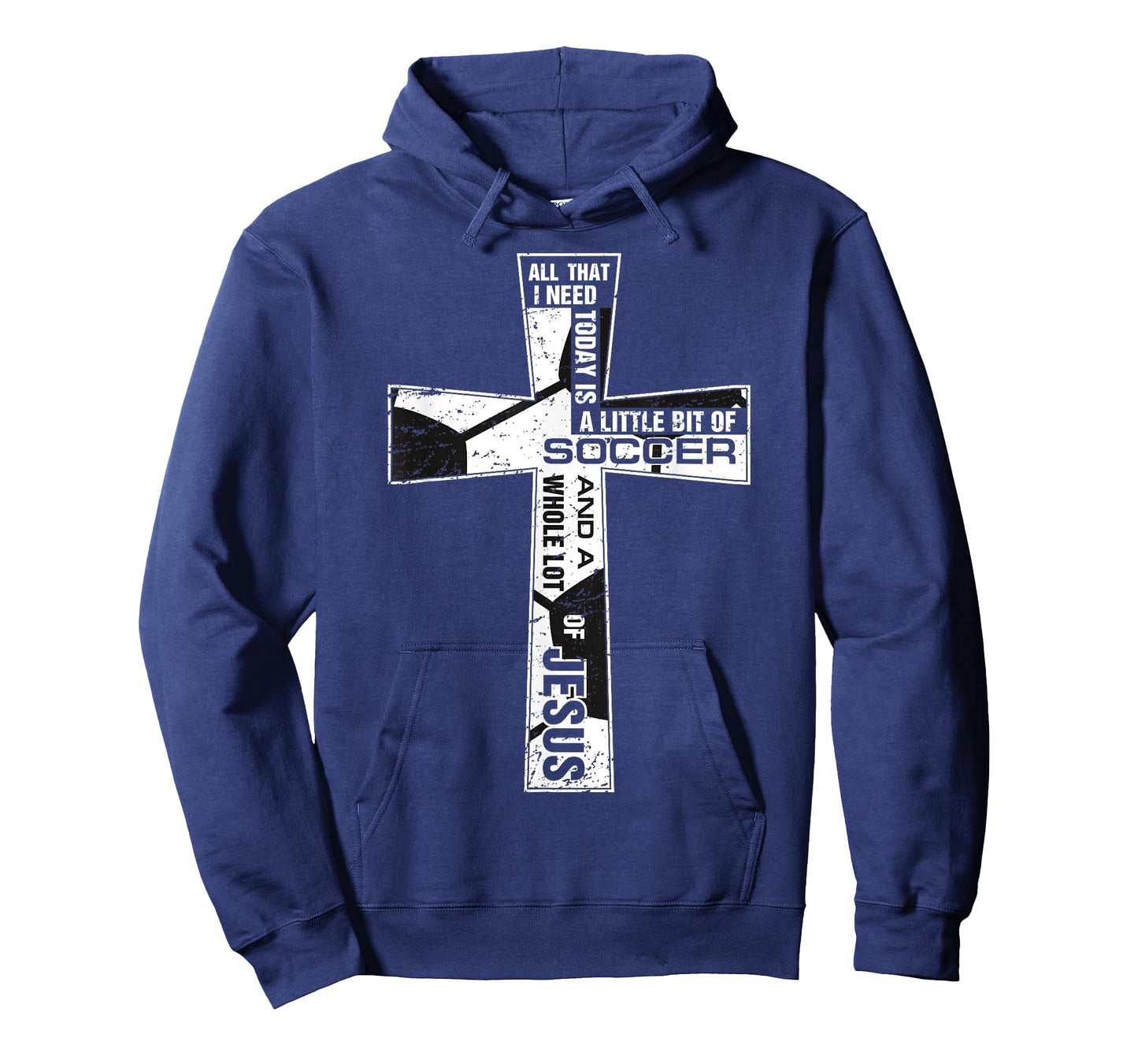 Christian Cross Soccer Art All That I Need Is Soccer & Jesus T-Shirt