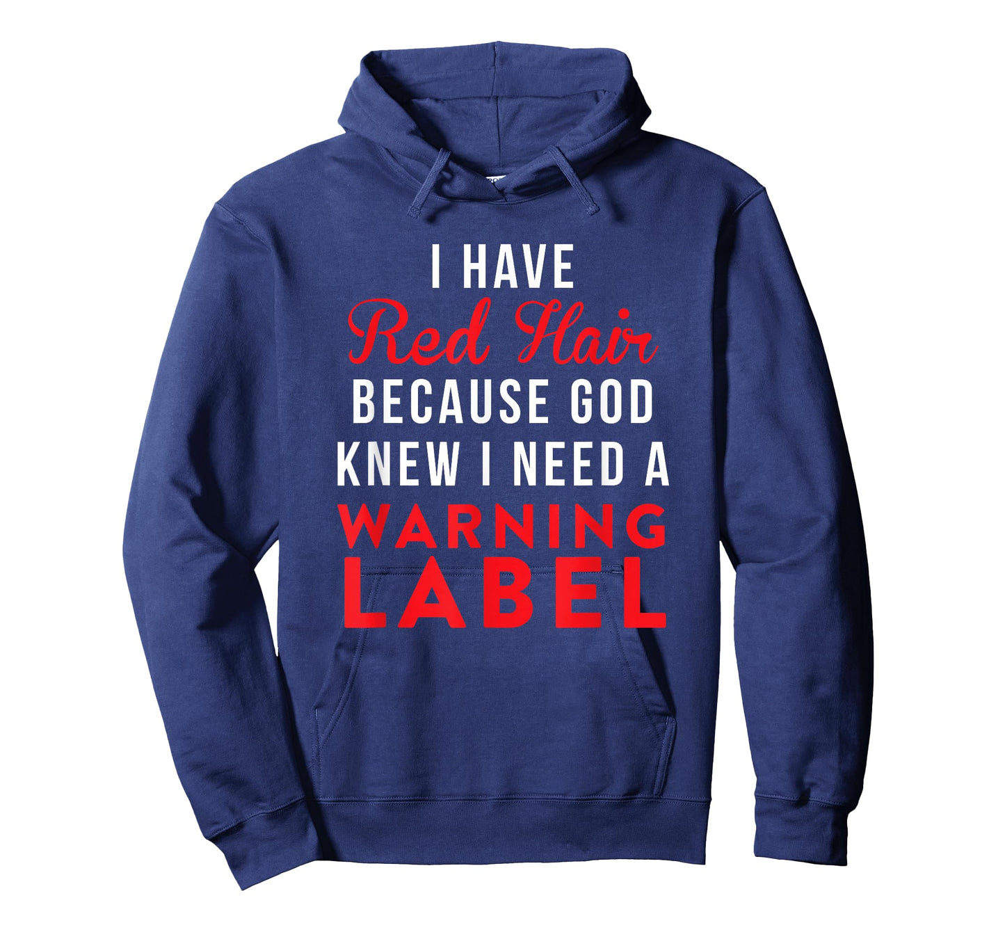 Funny Red Head Warning Label T-shirt T-Shirt