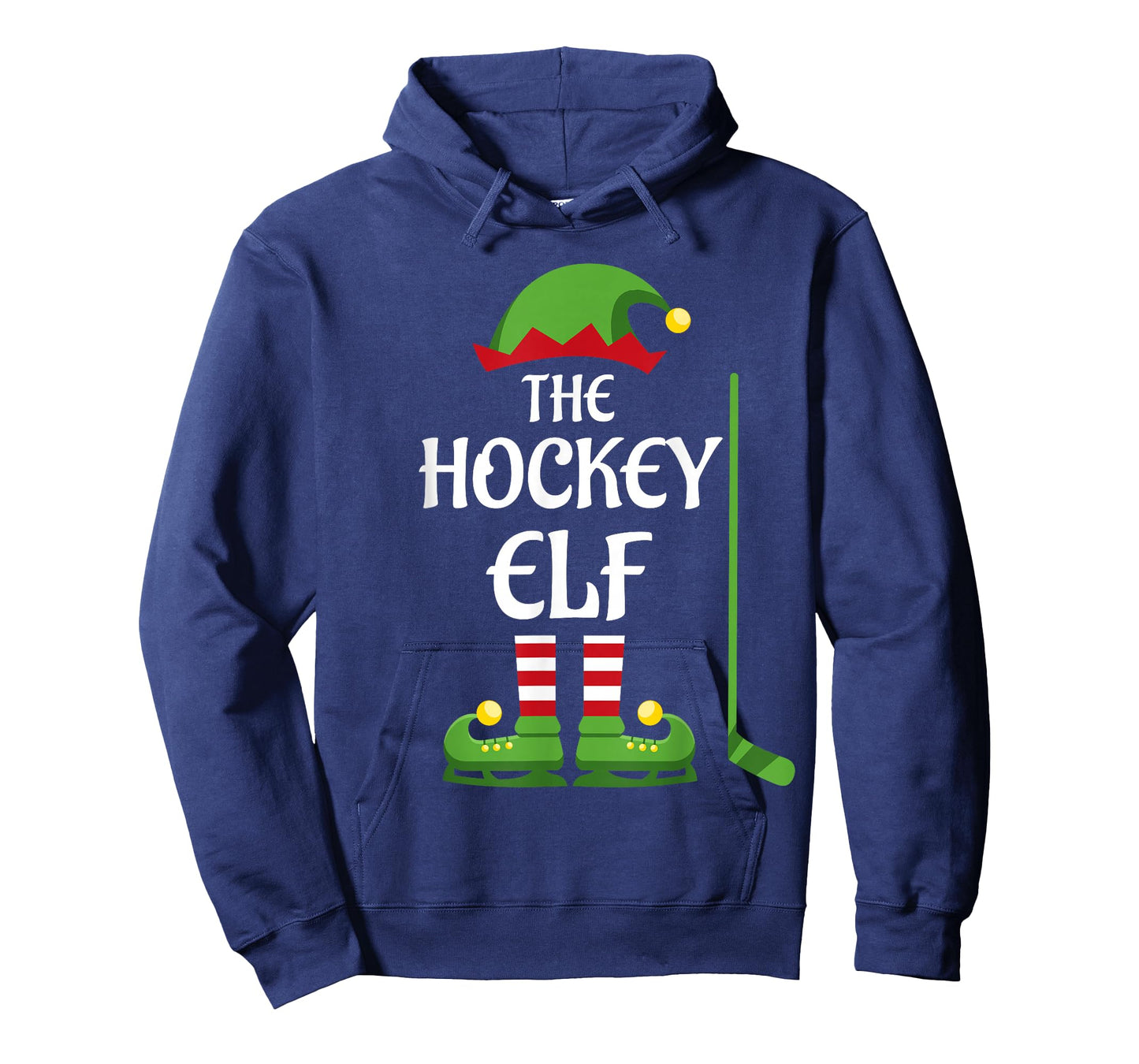 Hockey Elf Family Matching Group Christmas Sporty T-Shirt