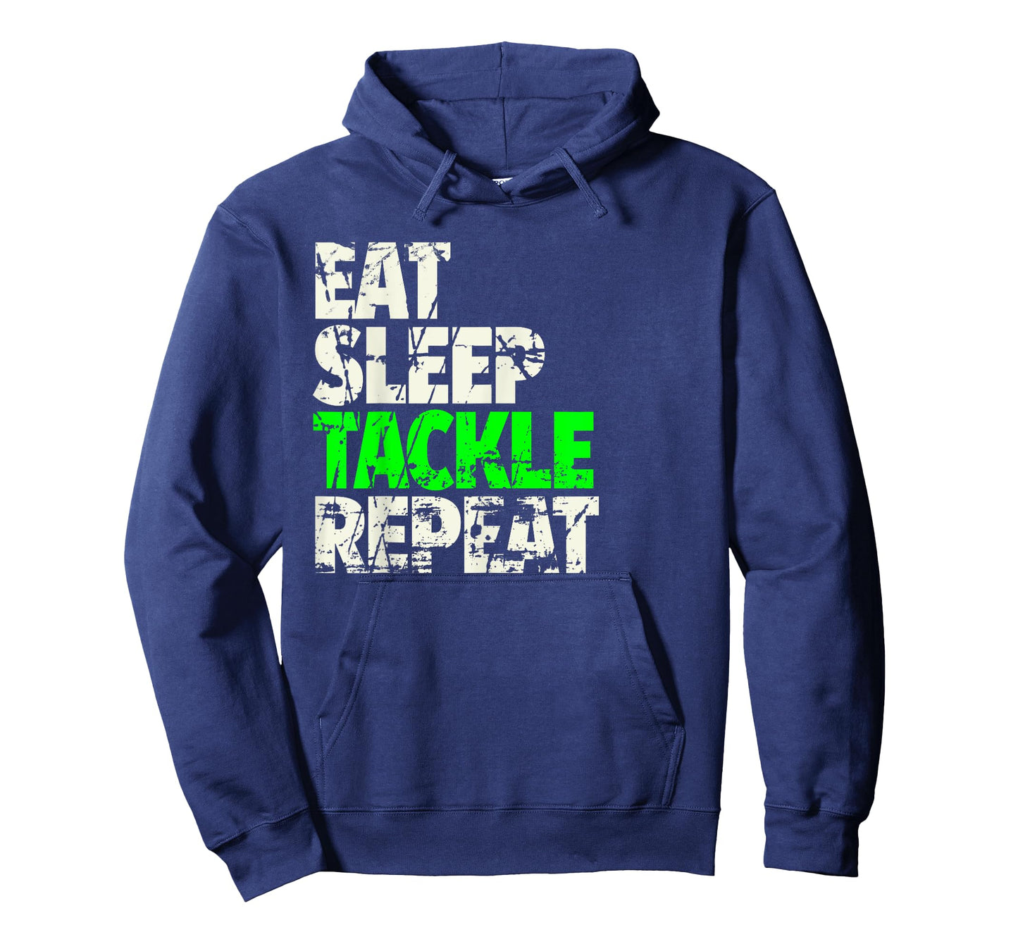 Eat Sleep Tackle Repeat Funny Football T-Shirt