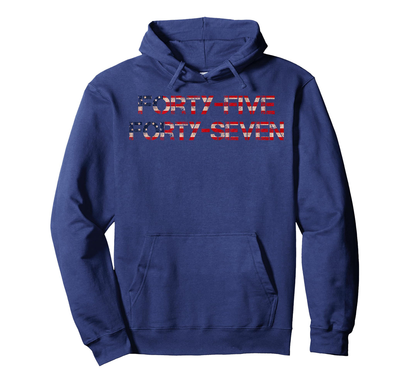 45 47, President US Flag, Patriotic USA Flag T-Shirt