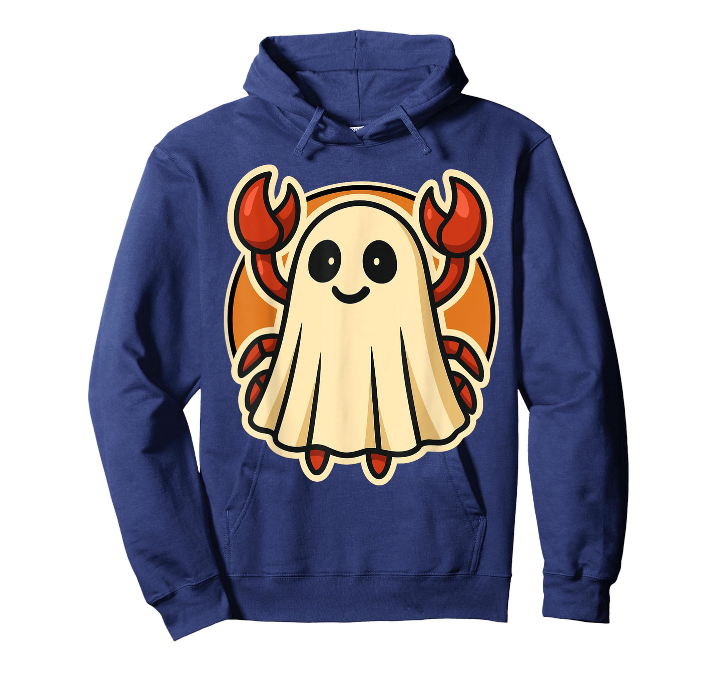 Funny Crab in Ghost Costume for Kids, Boys, Girls Halloween T-Shirt