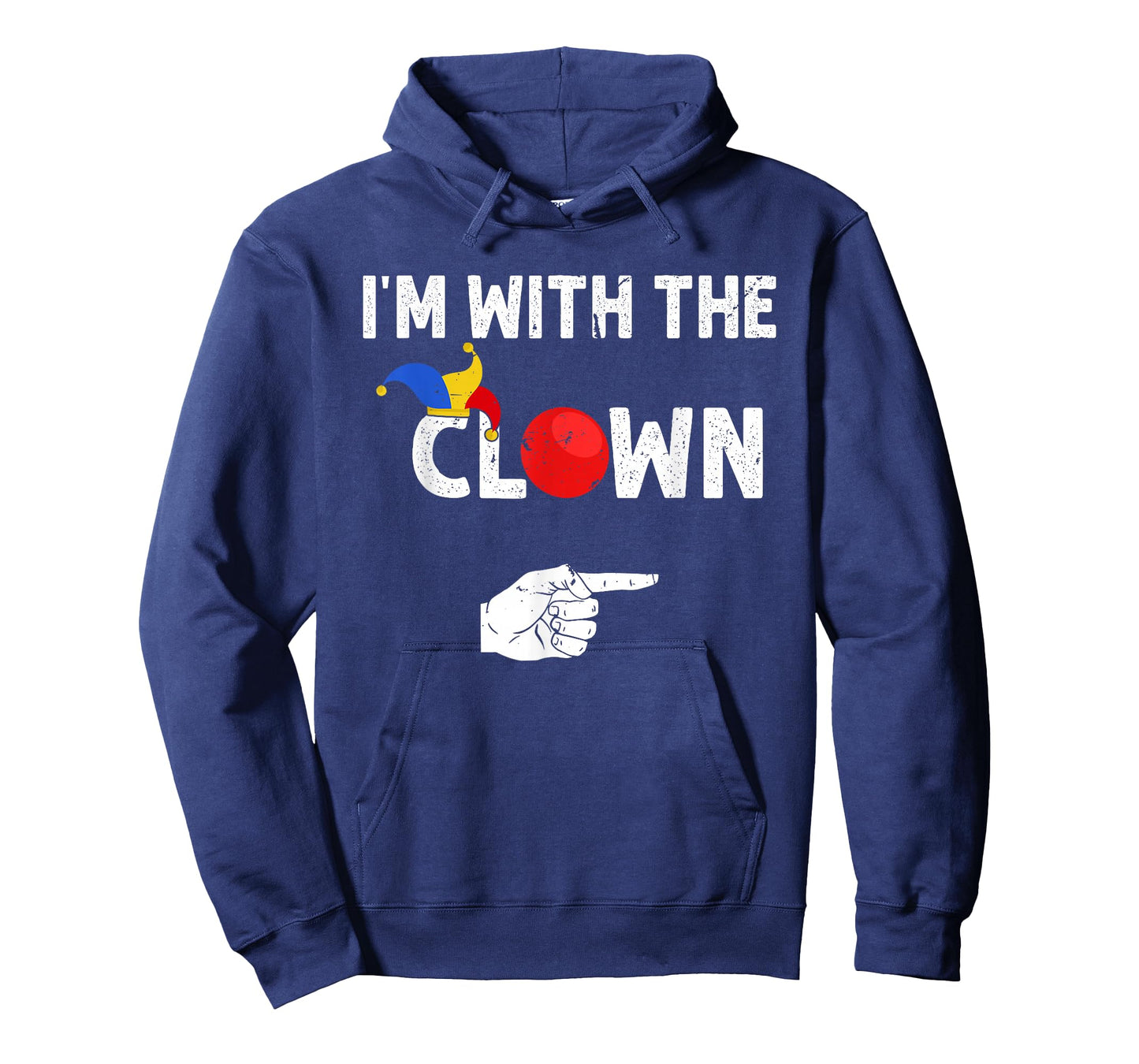 Halloween Party Lazy Couple Clown Costume I'm With The Clown Halloween Clown Couple Circus Matching Black T-Shirt