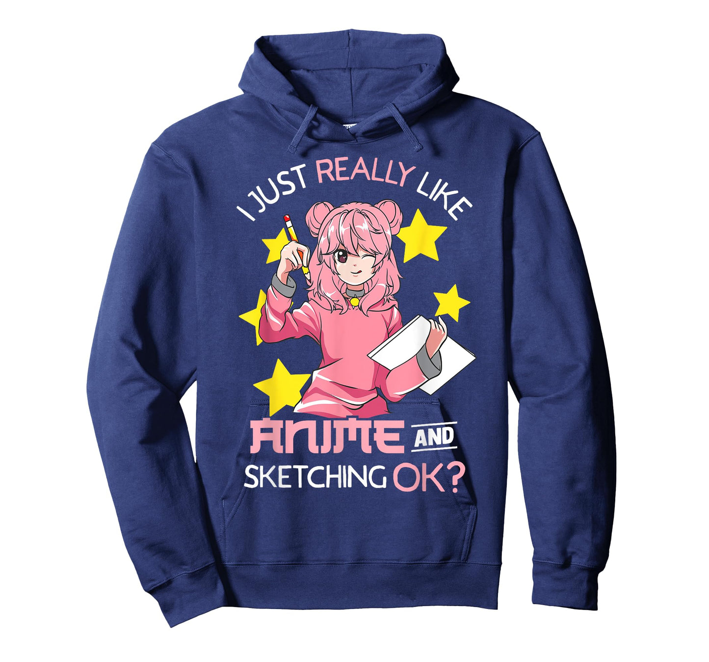 I Just Really Like Anime and Sketching Ok? Anime Teen Girl T-Shirt