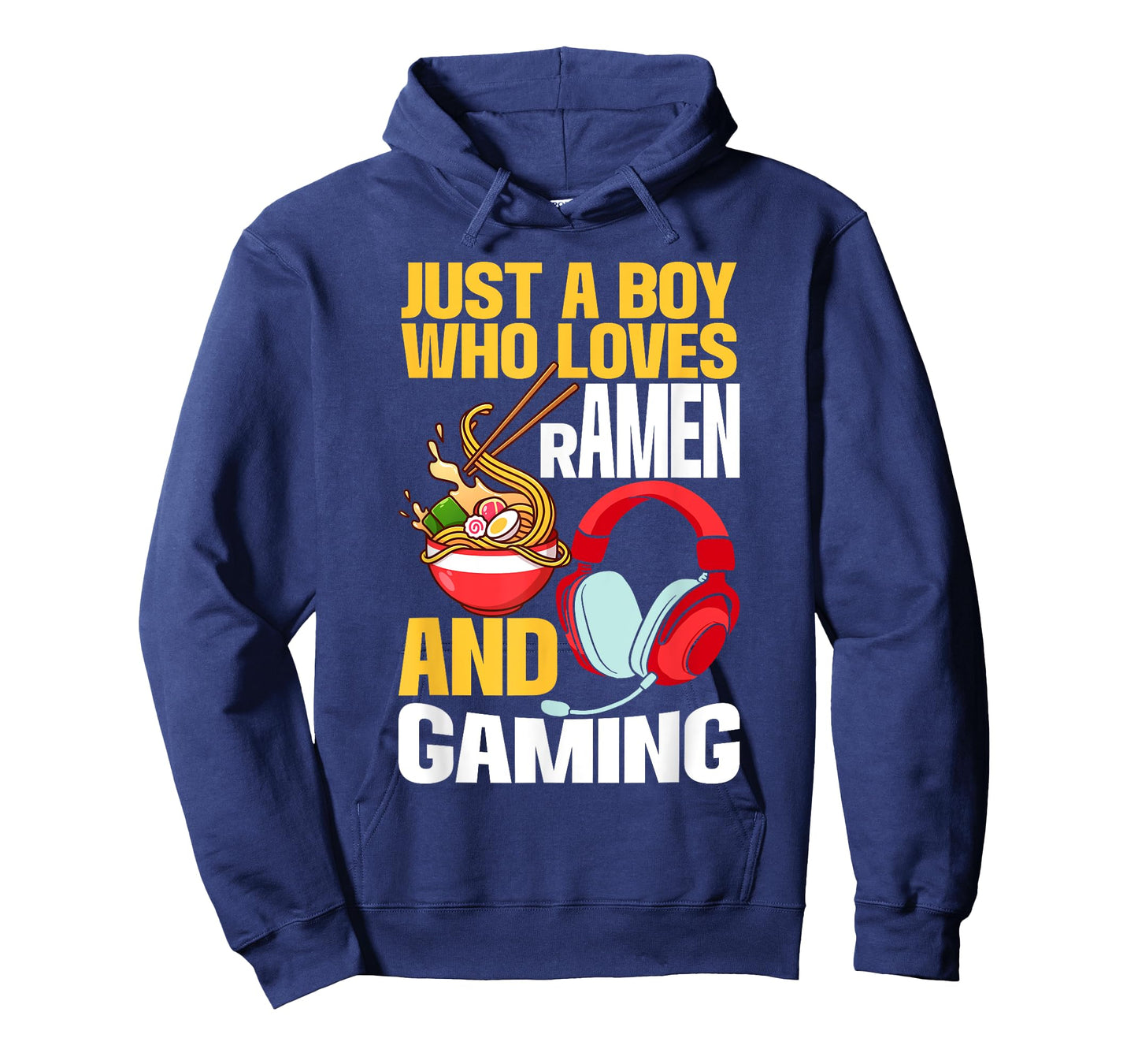 Just A Boy Who Loves Ramen and Gaming Japan Anime Video Game T-Shirt