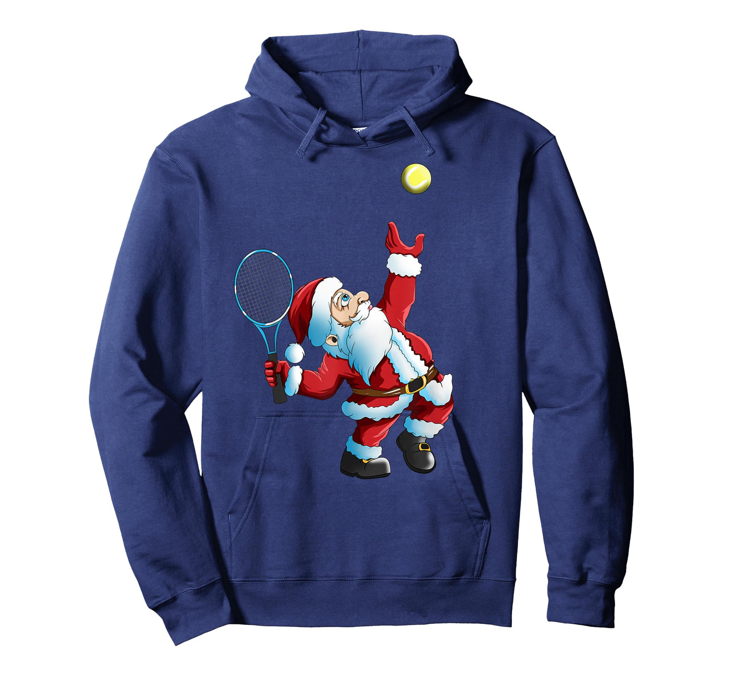 Christmas Santa Claus Tennis Game Tennis Racket T-Shirt