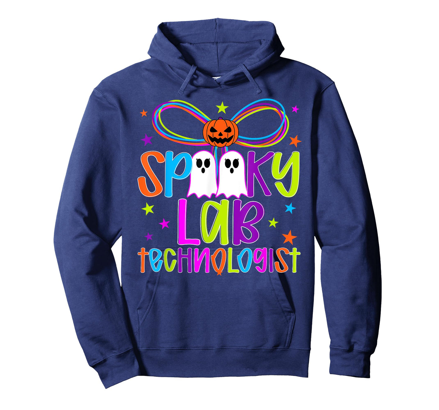 Spooky Lab Technologist Halloween Laboratory Tech Preppy T-Shirt