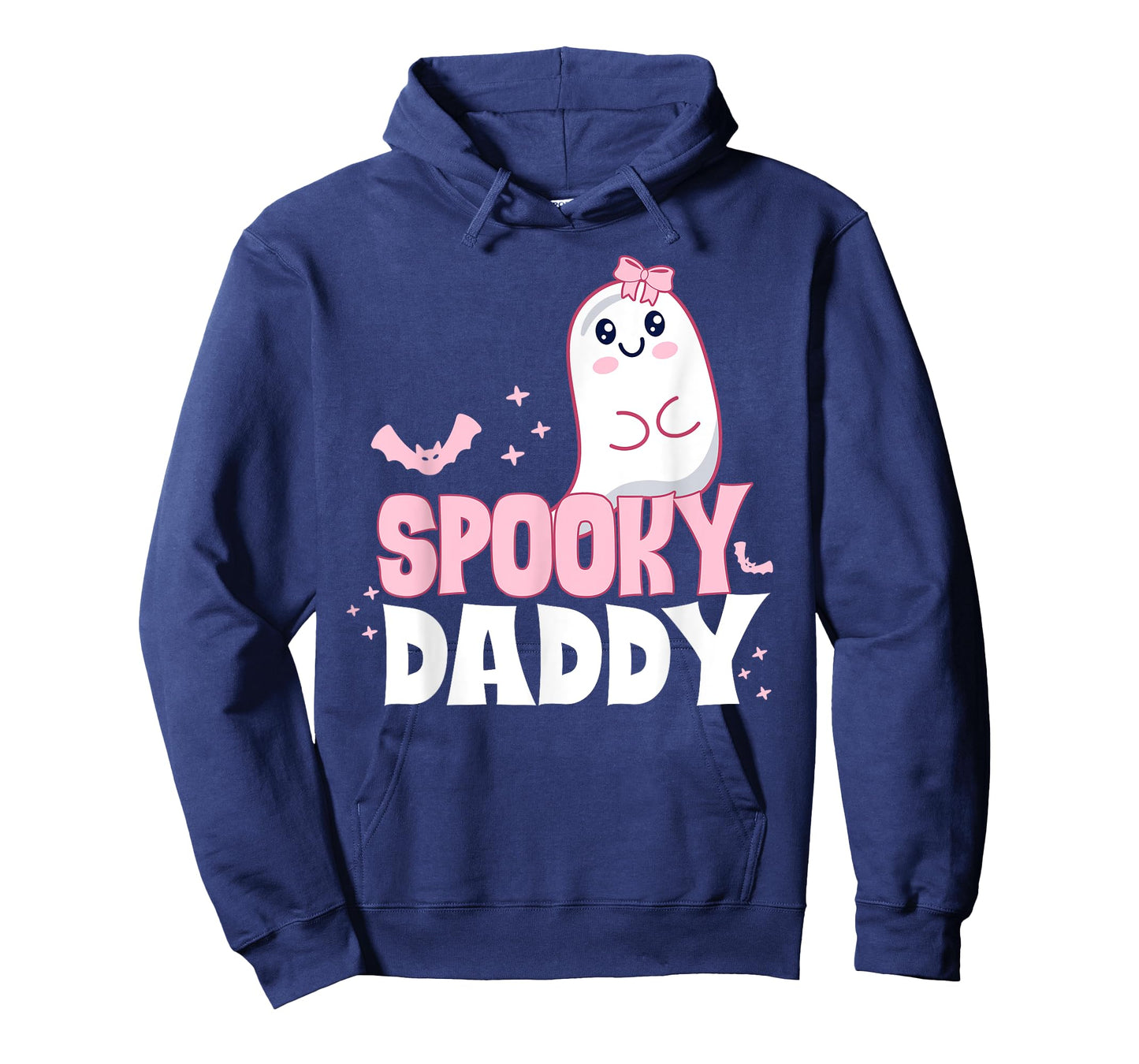 Spooky Daddy Family Cute Pink White Ghost Boo Halloween T-Shirt